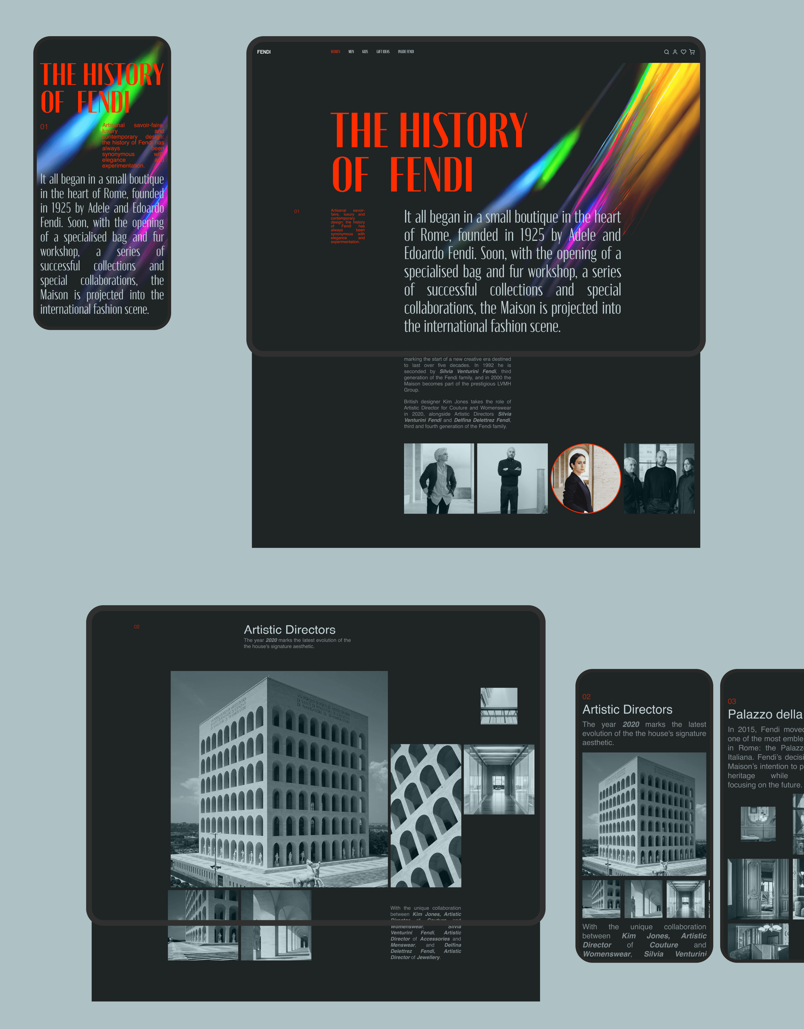 FENDI - Redesign concept e-commerce — Изображение №11 — Интерфейсы, Брендинг, Графика на Dprofile