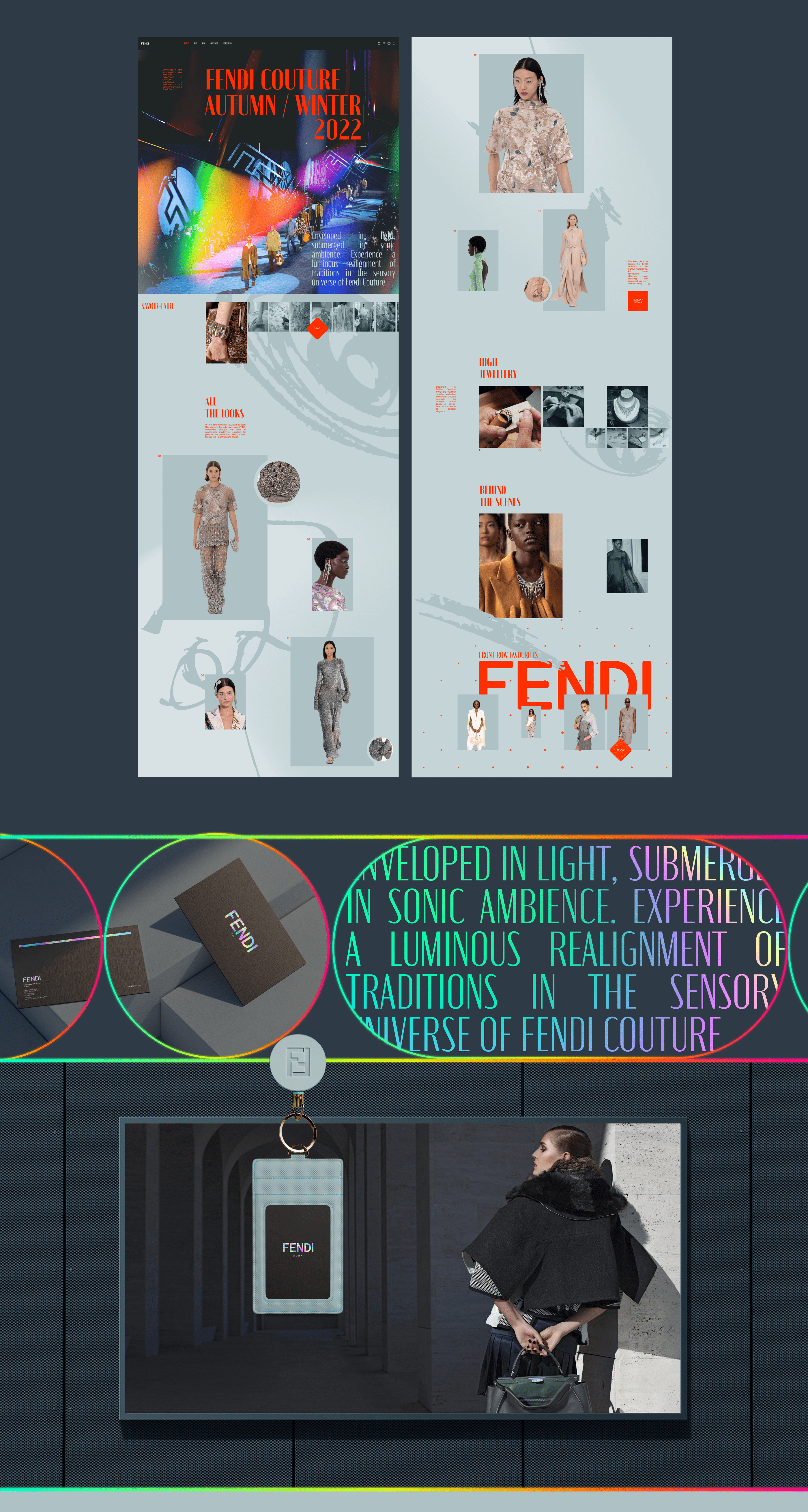 FENDI - Redesign concept e-commerce — Изображение №10 — Интерфейсы, Брендинг, Графика на Dprofile