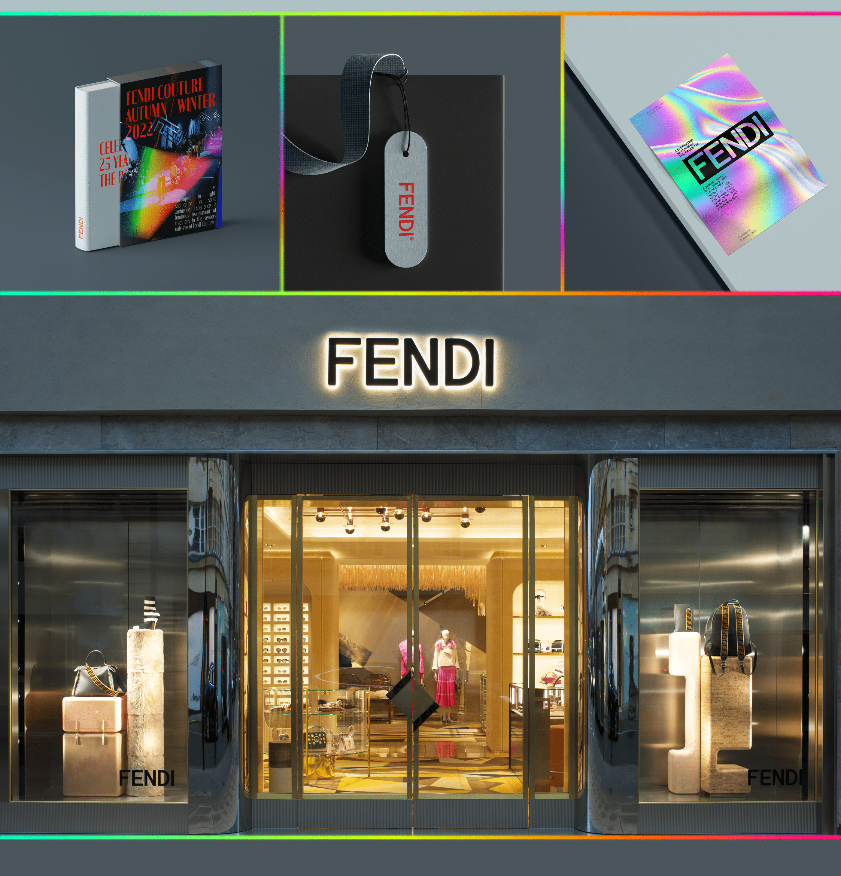 FENDI - Redesign concept e-commerce — Изображение №5 — Интерфейсы, Брендинг, Графика на Dprofile