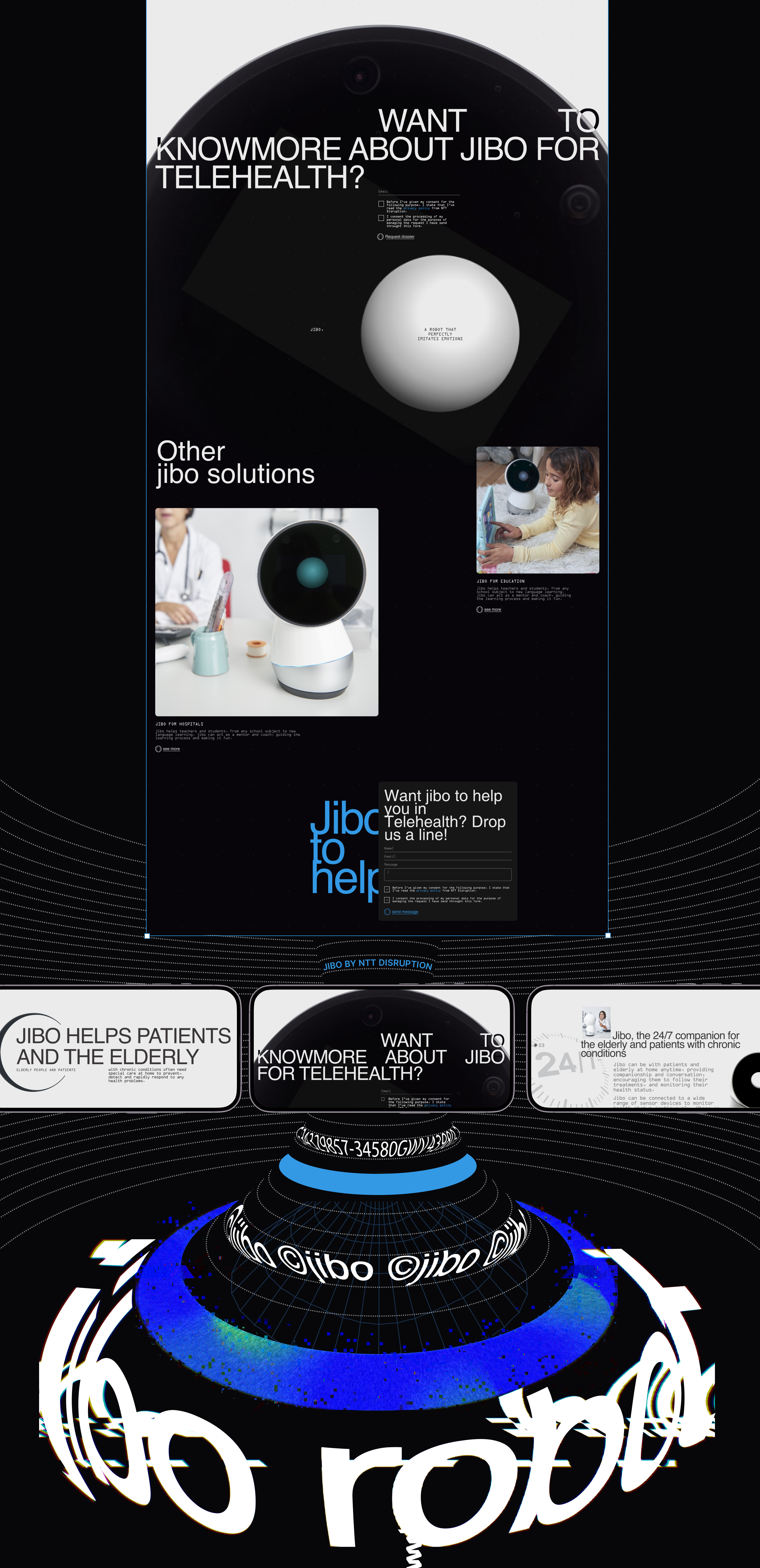 REDESIGN CONCEPT JIBO ROBOT — Изображение №8 — Интерфейсы, Графика на Dprofile