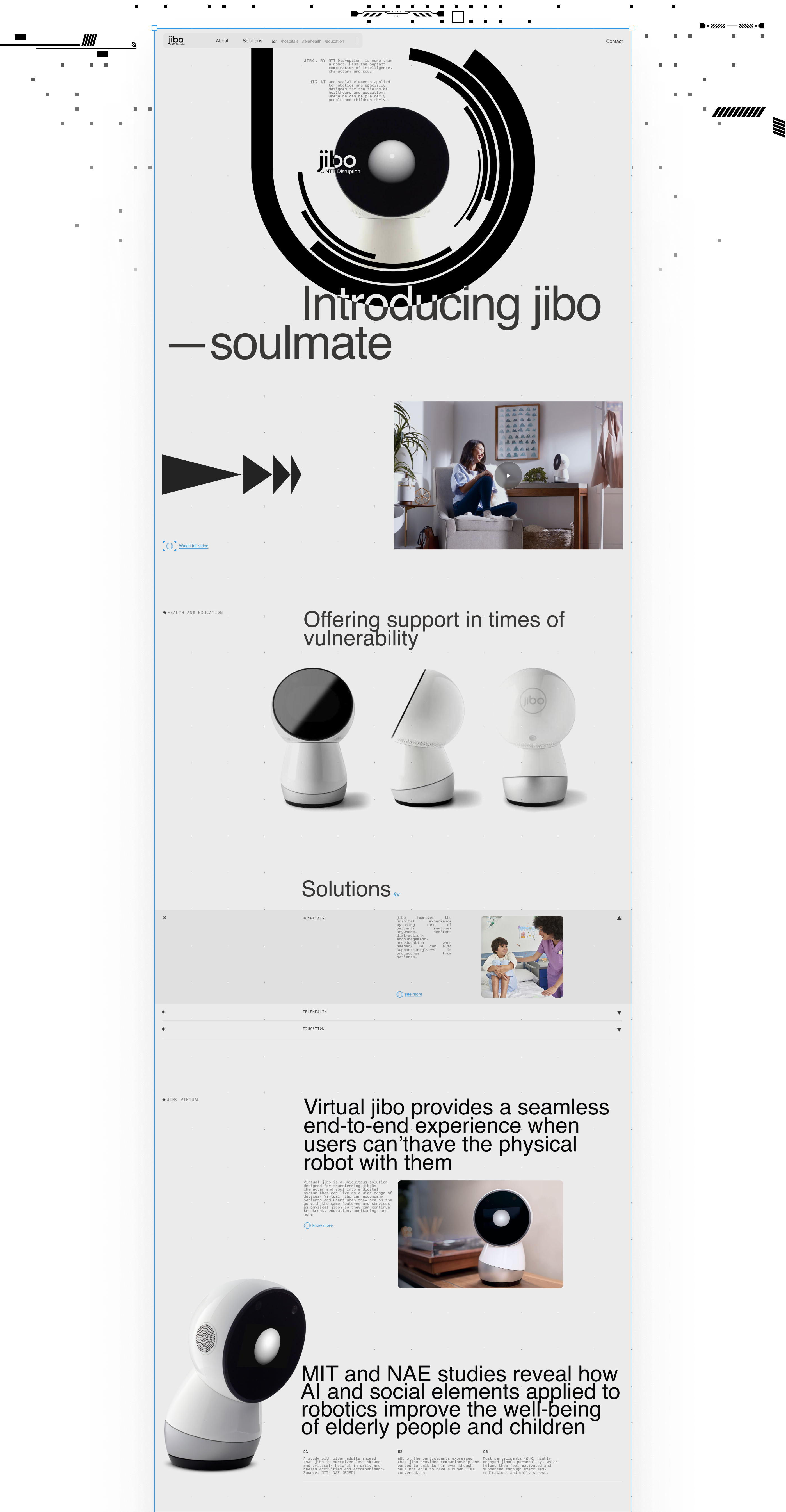 REDESIGN CONCEPT JIBO ROBOT — Изображение №2 — Интерфейсы, Графика на Dprofile