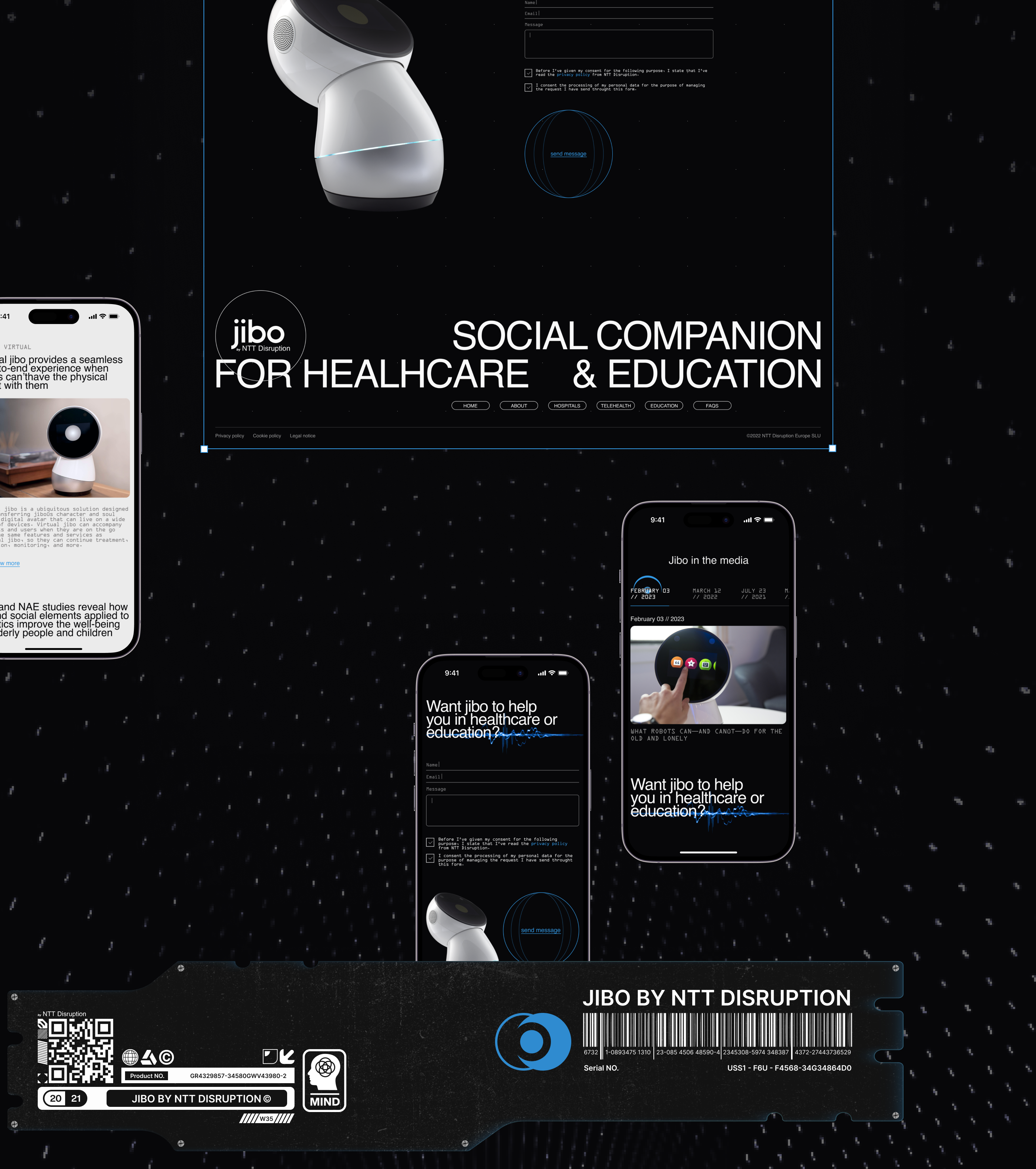 REDESIGN CONCEPT JIBO ROBOT — Изображение №5 — Интерфейсы, Графика на Dprofile