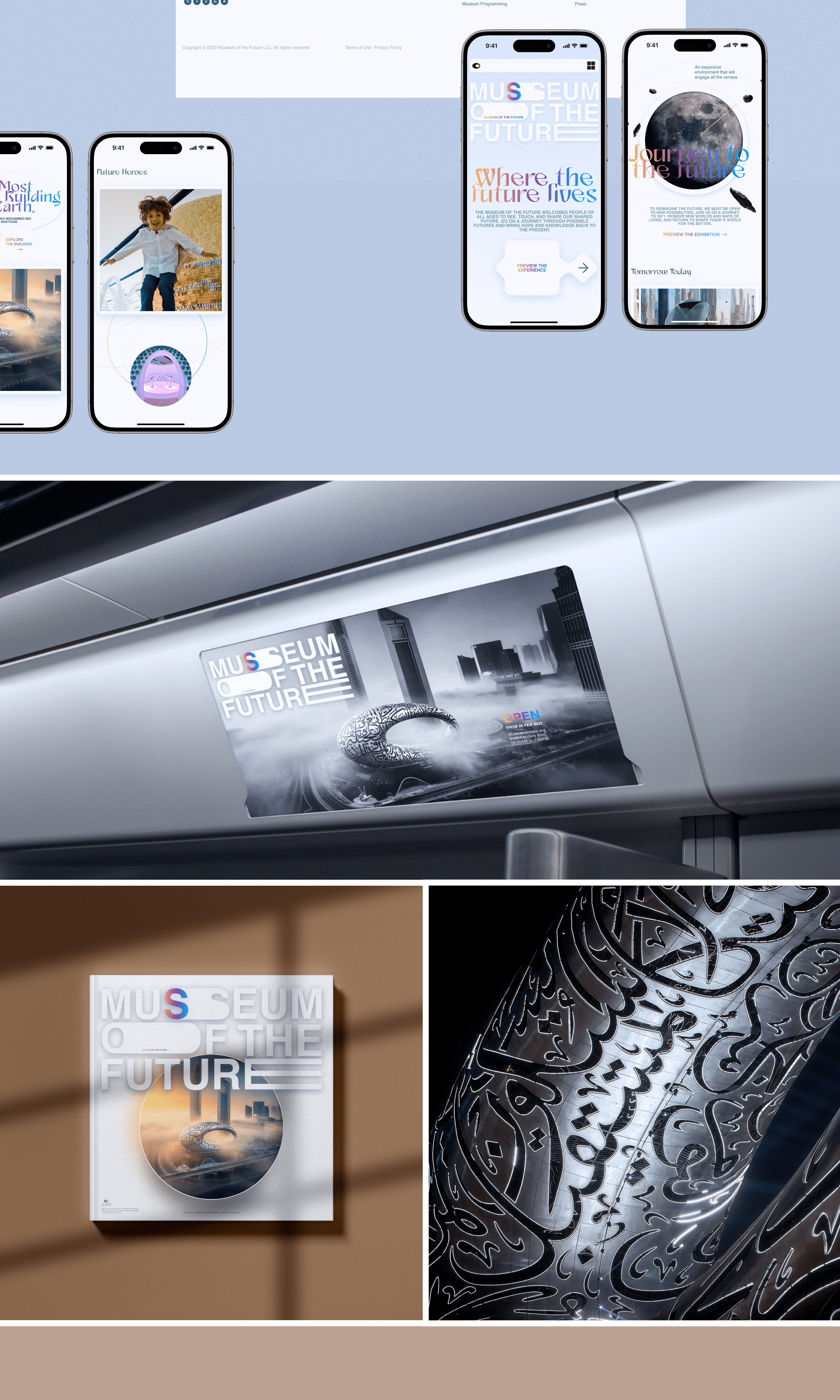 THE MUSEUM OF THE FUTURE | Redesign concept — Изображение №3 — Интерфейсы, Брендинг на Dprofile