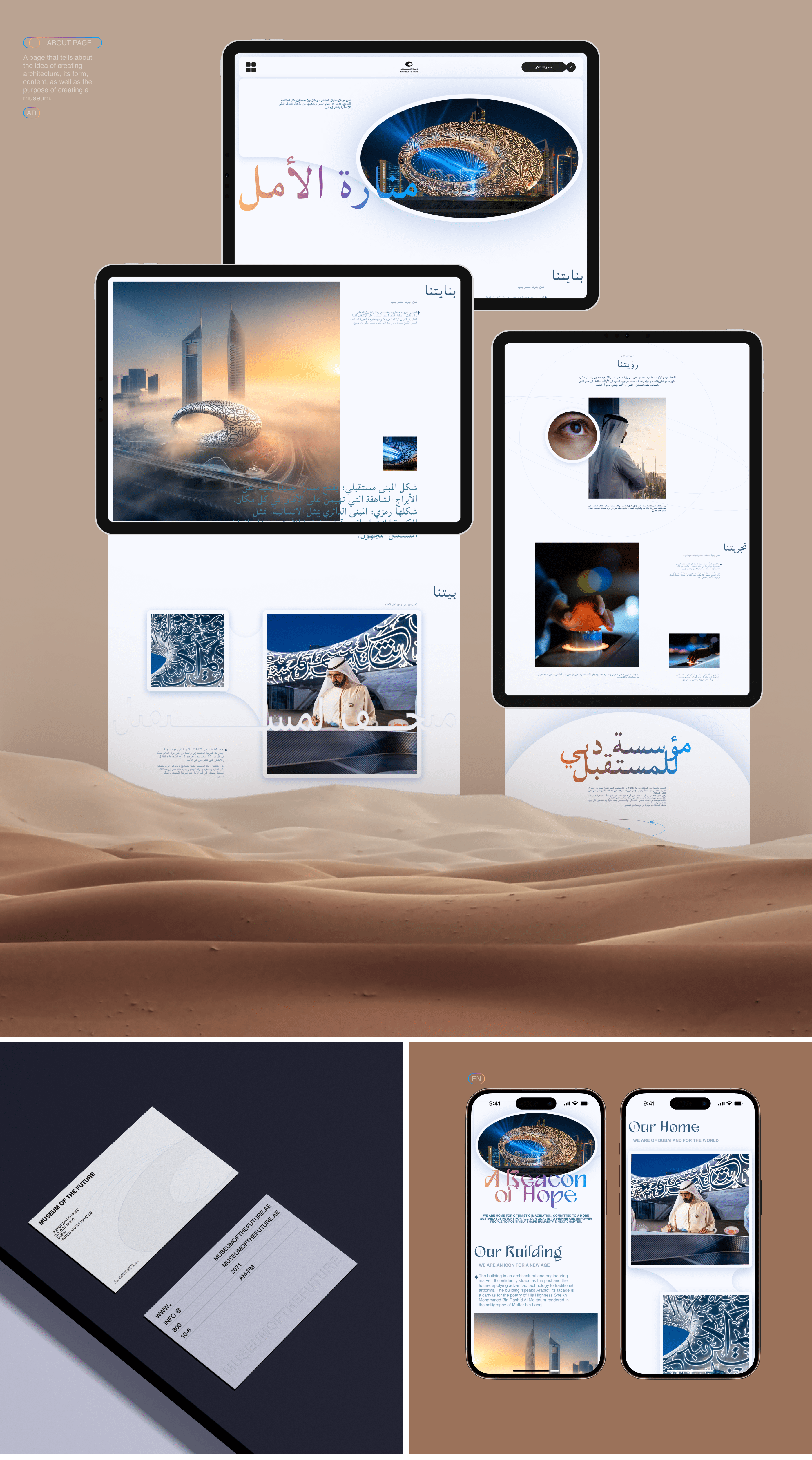 THE MUSEUM OF THE FUTURE | Redesign concept — Изображение №4 — Интерфейсы, Брендинг на Dprofile