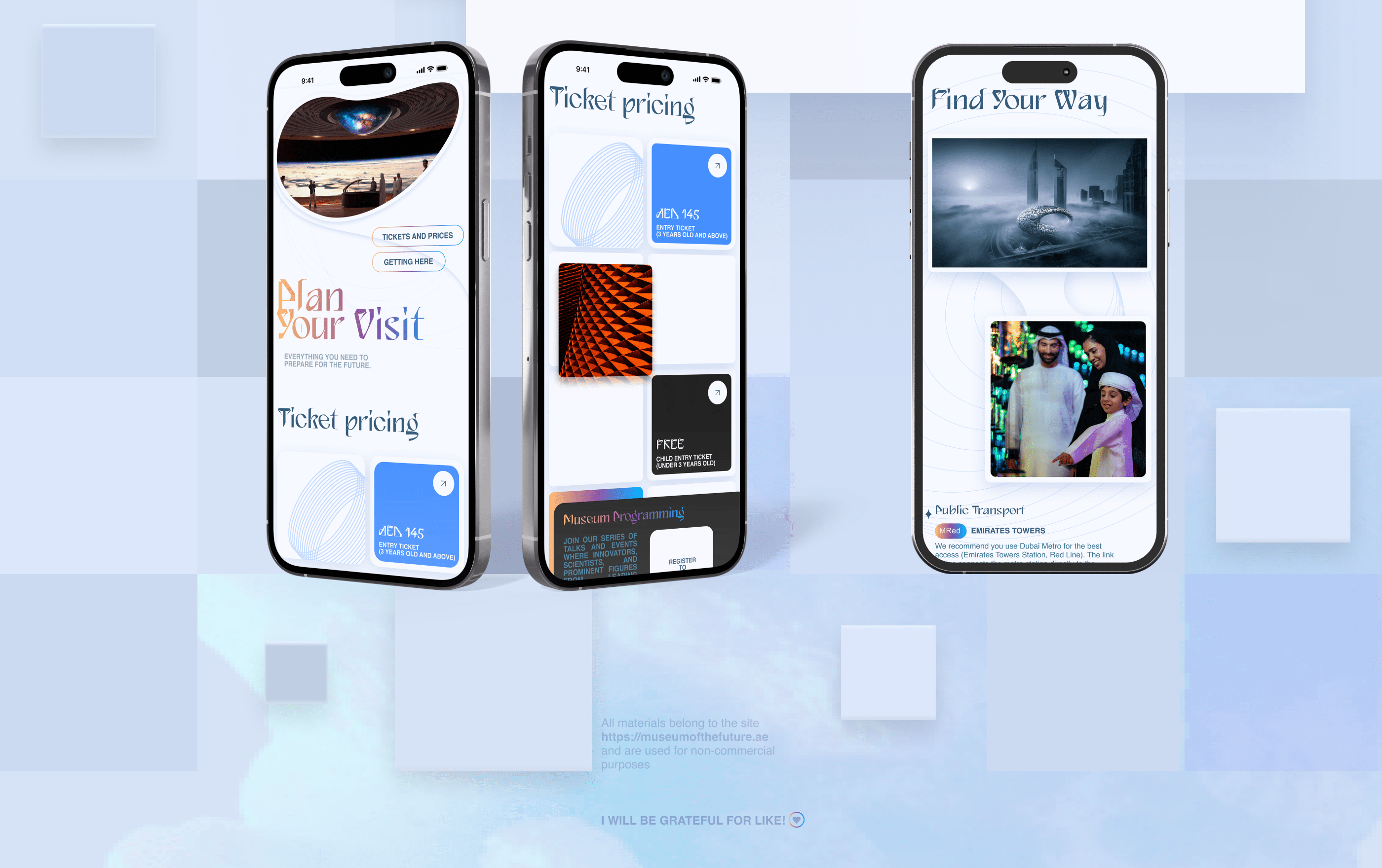 THE MUSEUM OF THE FUTURE | Redesign concept — Изображение №10 — Интерфейсы, Брендинг на Dprofile