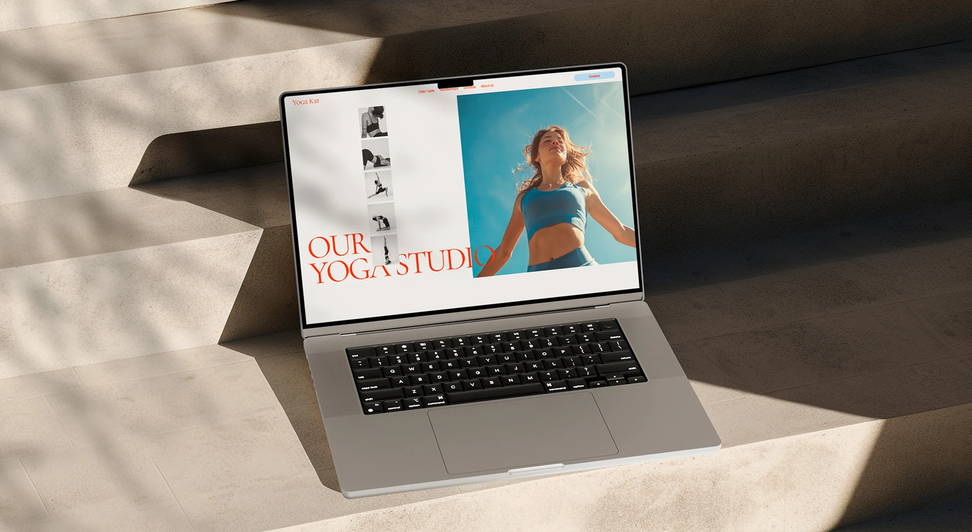 YYOGA KAI | CORPORATE WEBSITE — Изображение №5 — Интерфейсы, Брендинг на Dprofile