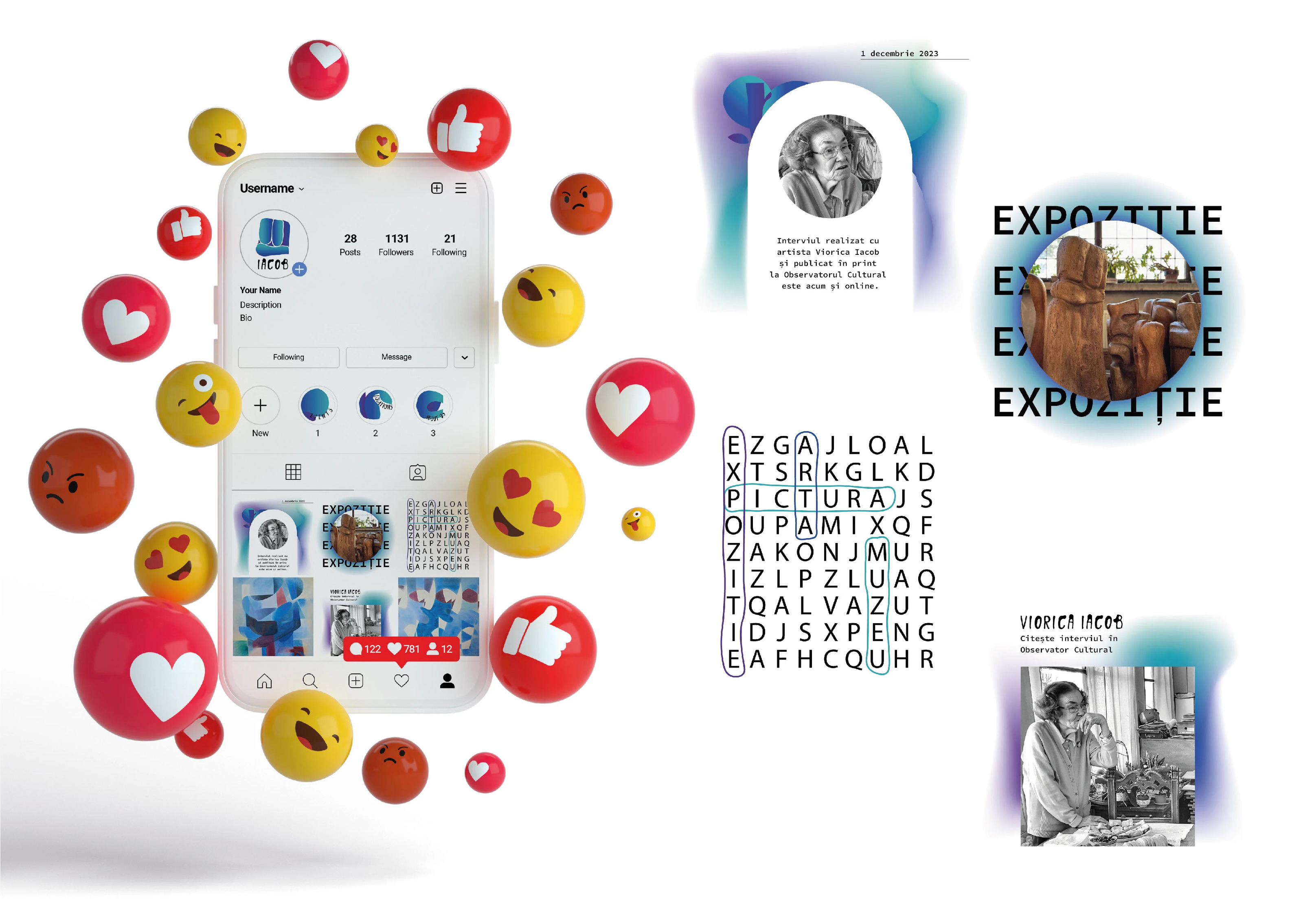 Iacob Fundation. Брендинг для музея мужа и жены. — Изображение №5 — Интерфейсы, Брендинг на Dprofile