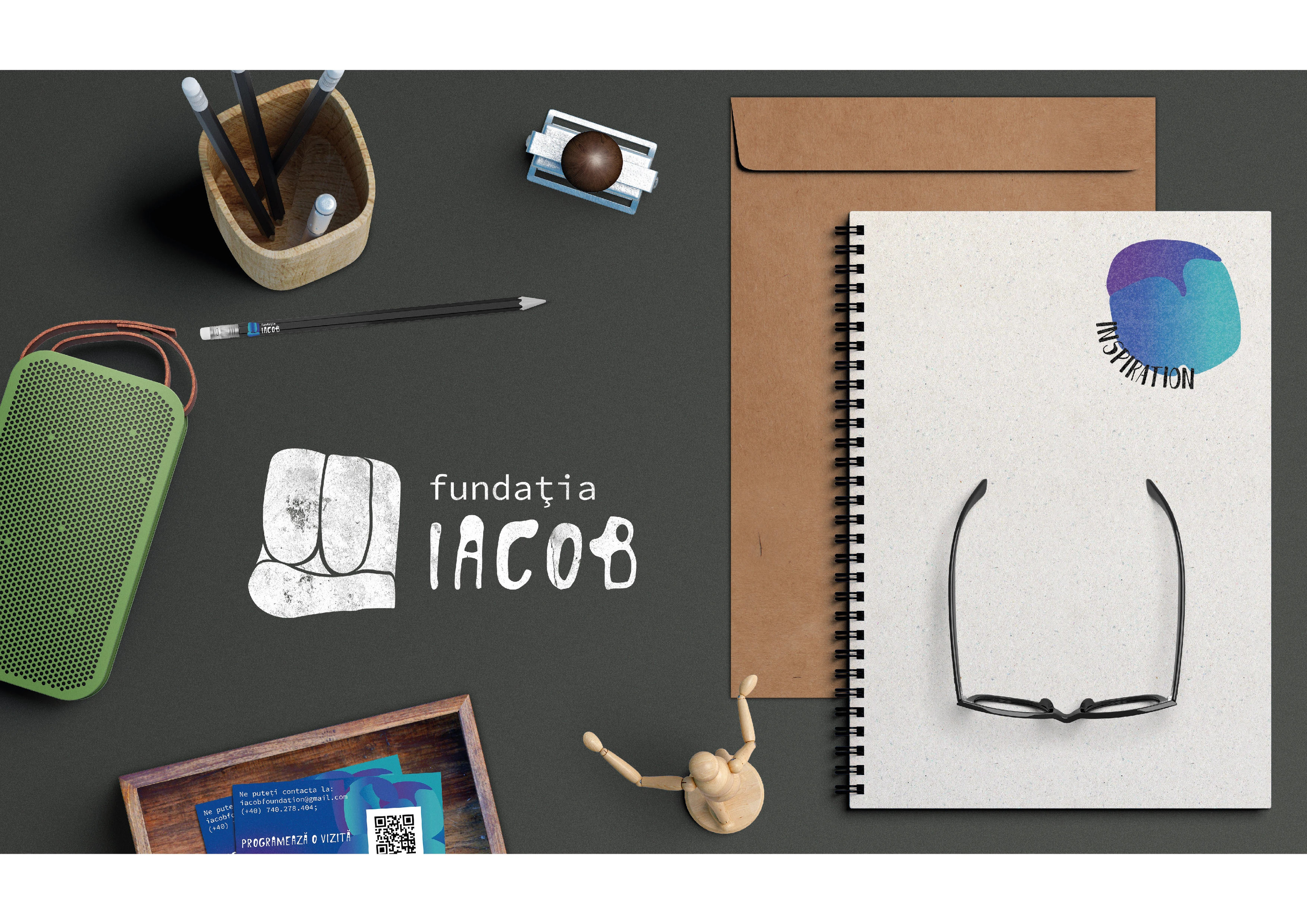 Iacob Fundation. Брендинг для музея мужа и жены. — Изображение №10 — Интерфейсы, Брендинг на Dprofile