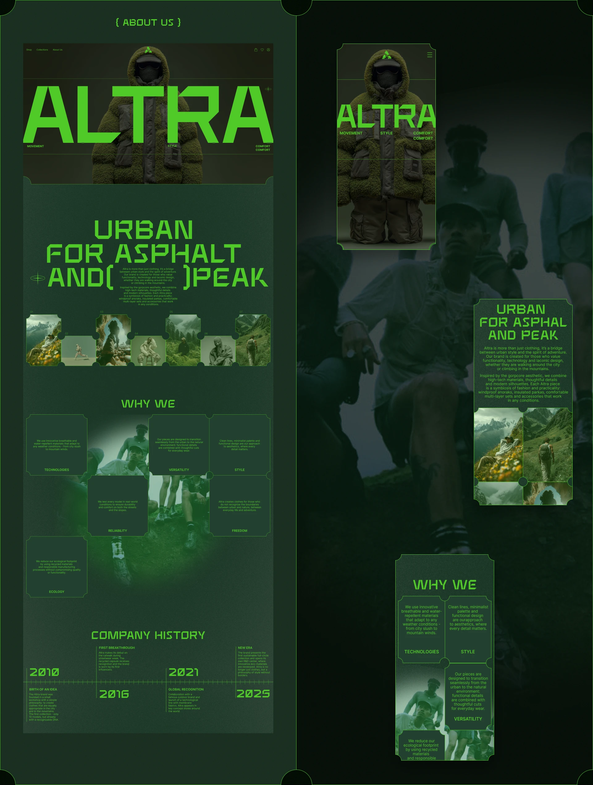 ALTRA | ONLINE STORE — Изображение №7 — Интерфейсы, Графика на Dprofile