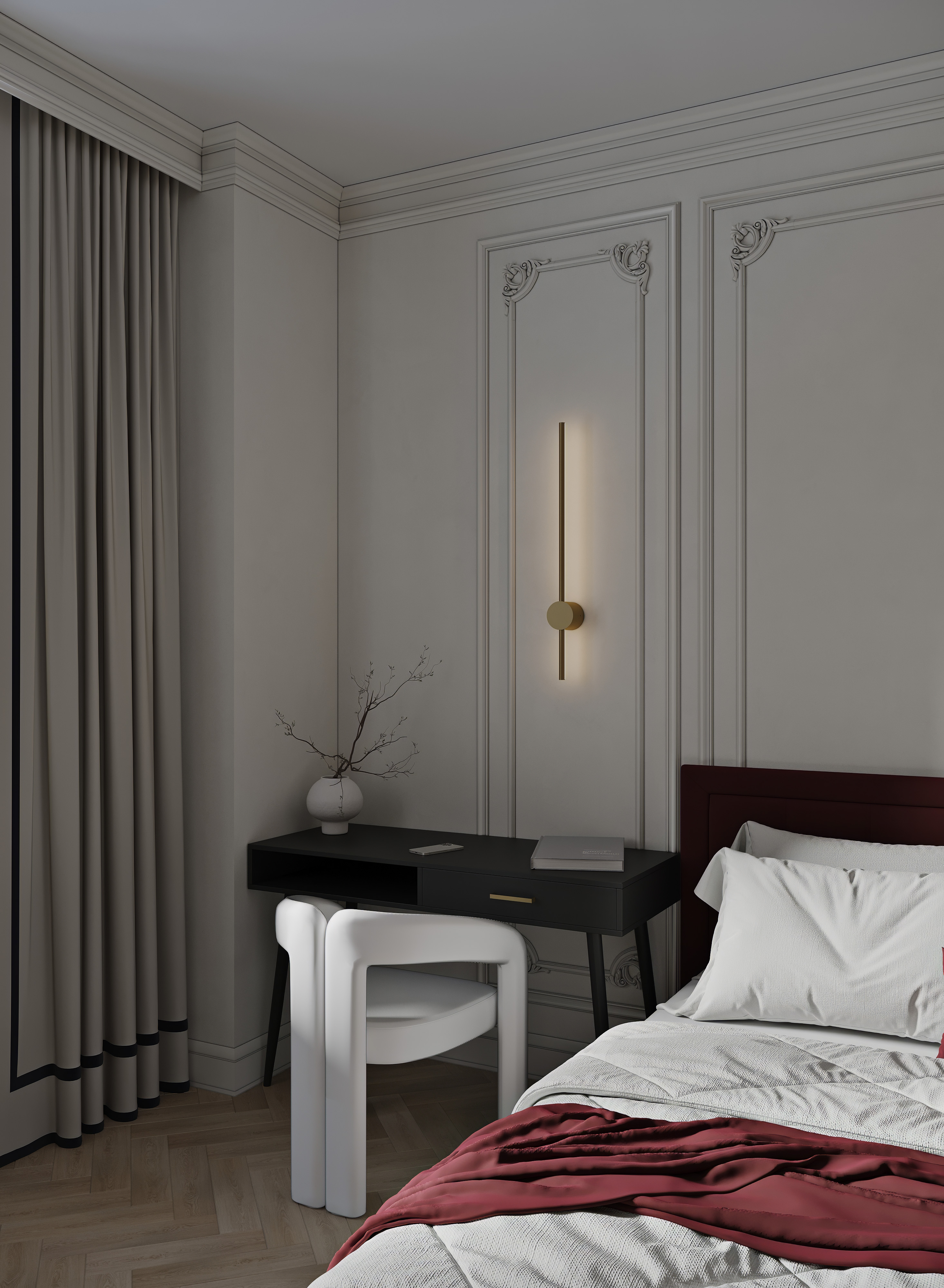 3D visualization apartment, Moscow — Изображение №9 — Иллюстрация, 3D на Dprofile