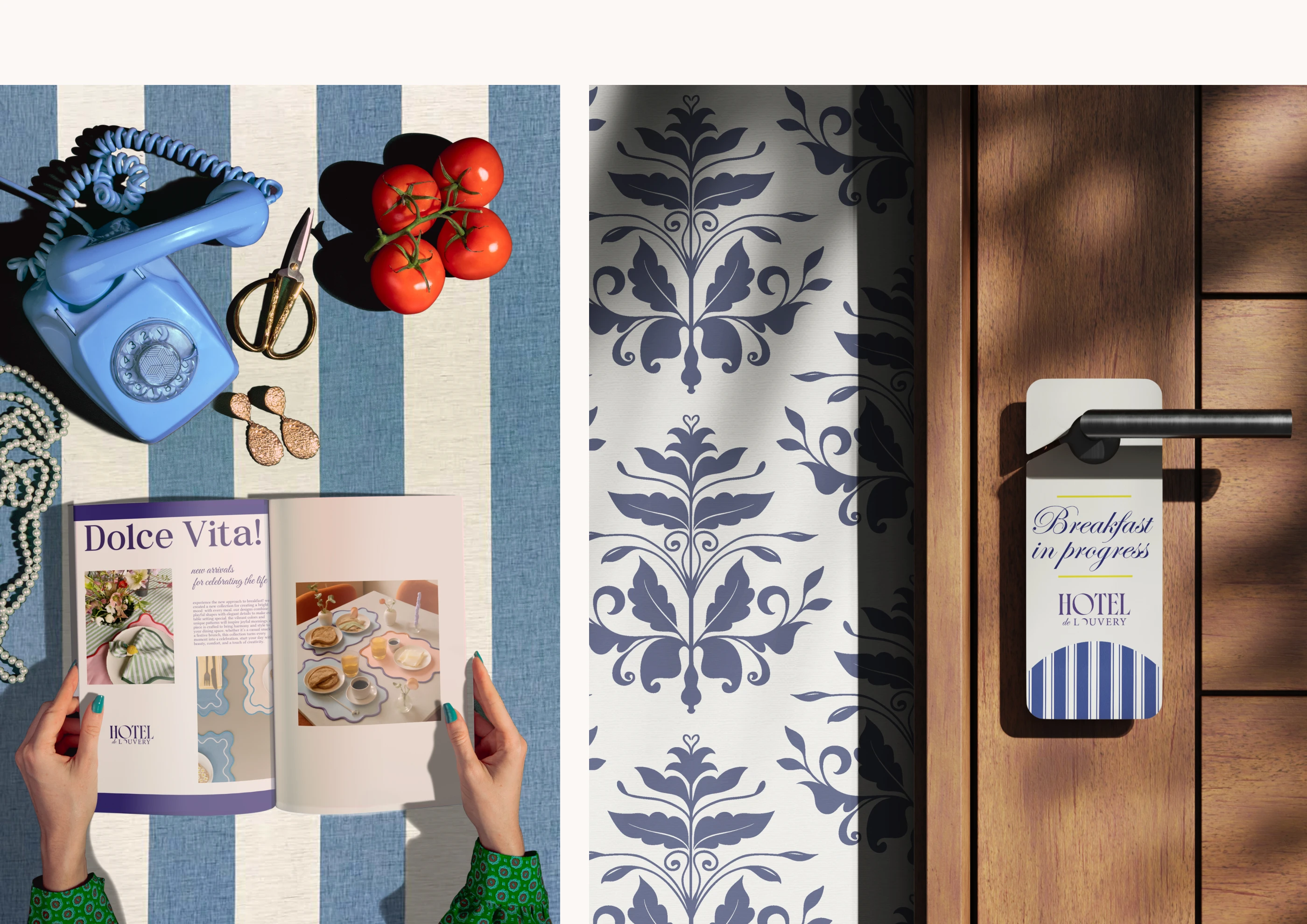 HOTEL de LOUVERY // brand design — Изображение №11 — Брендинг на Dprofile