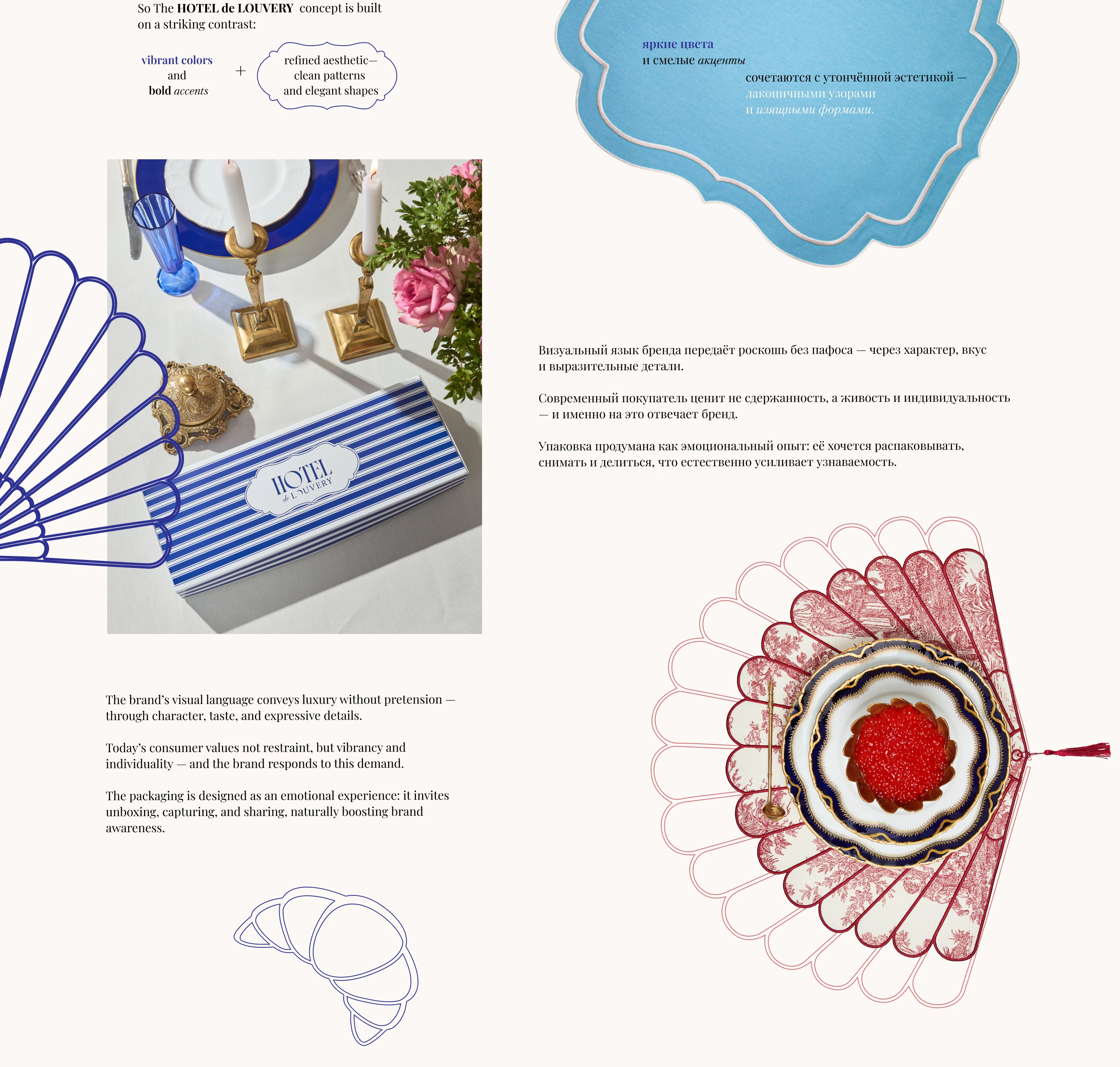 HOTEL de LOUVERY // brand design — Изображение №4 — Брендинг на Dprofile