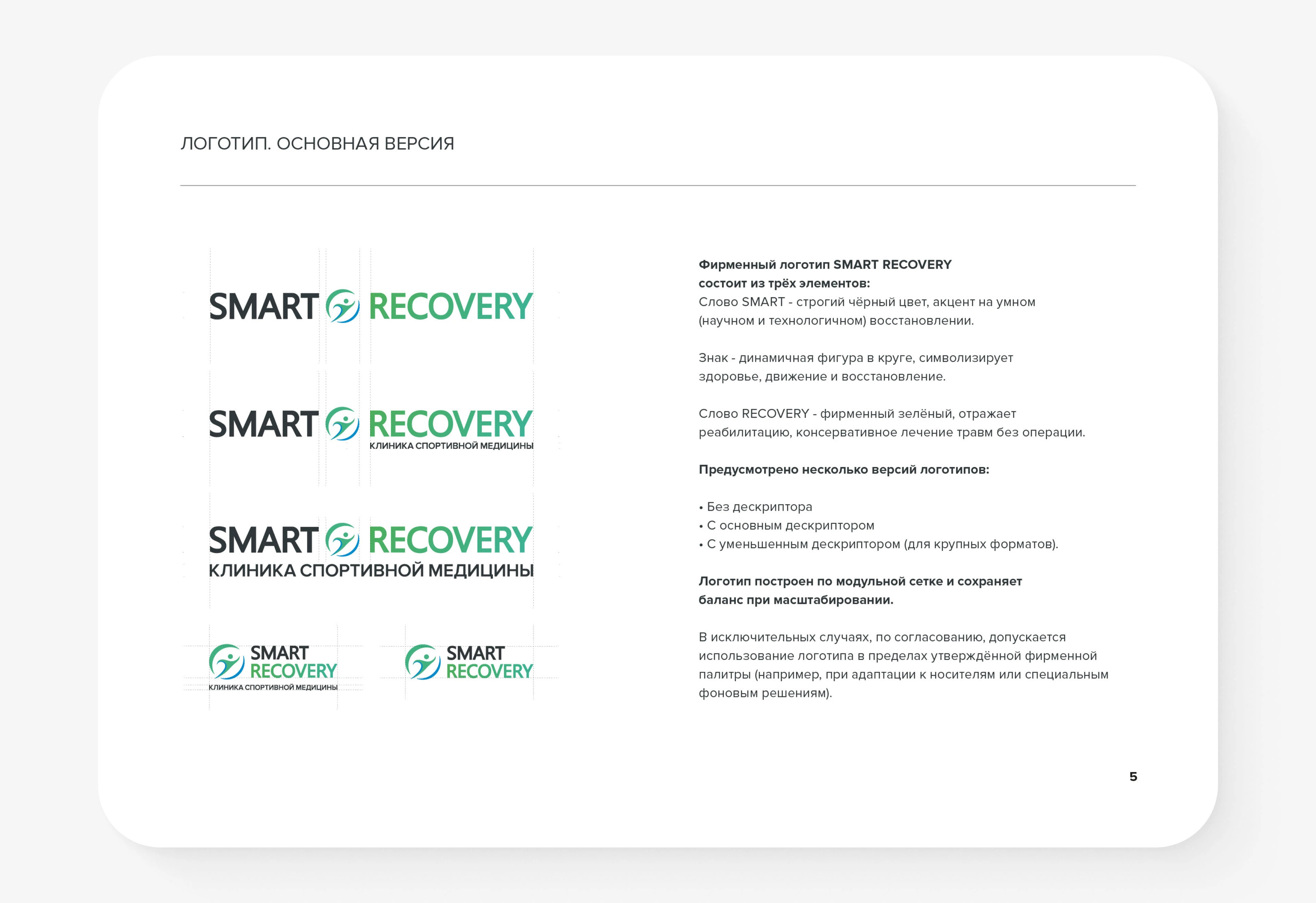 Фирменный стиль/Брендбук SmartRecovery — Изображение №8 — Брендинг на Dprofile
