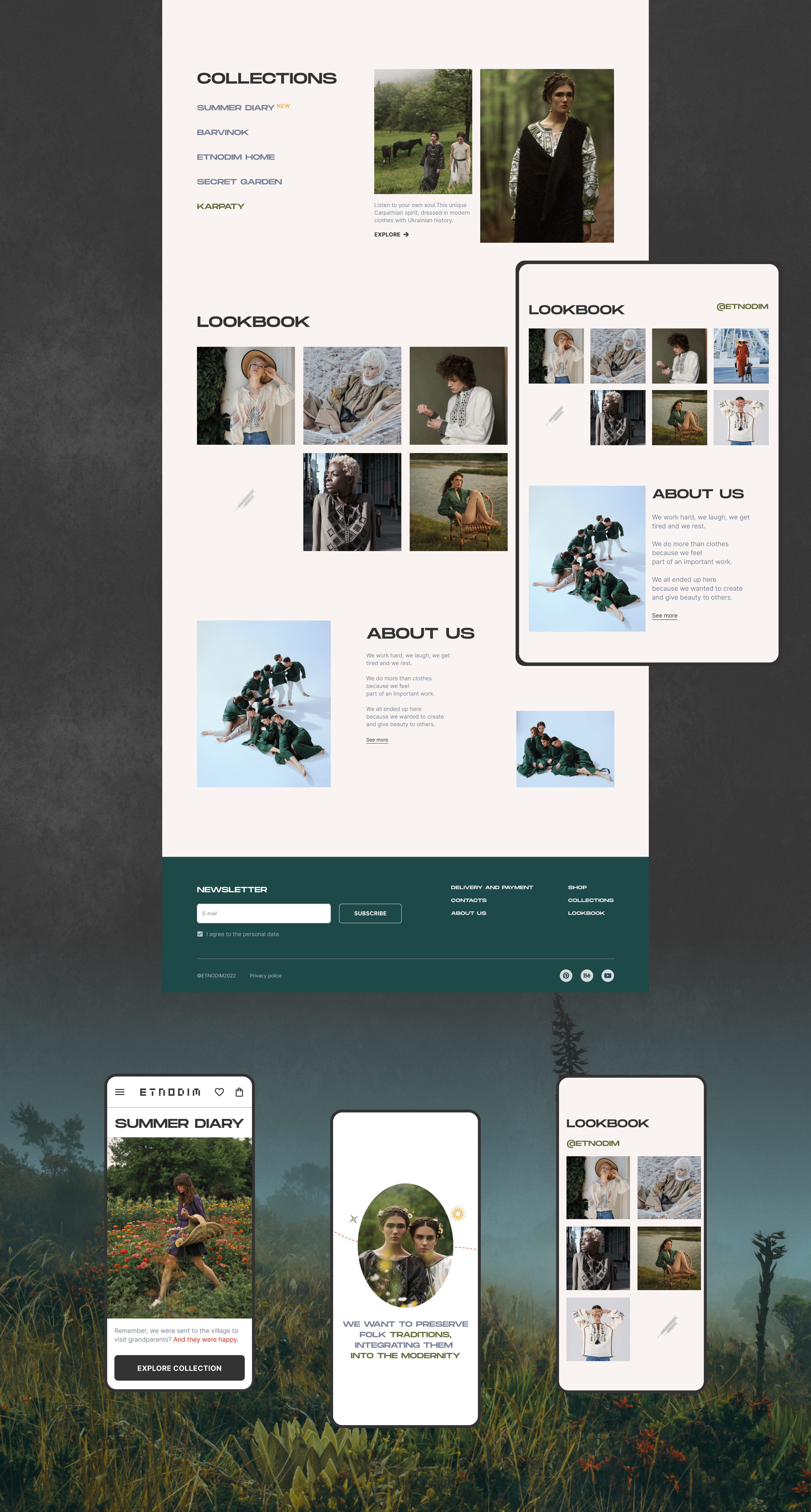 ETNODIM | E-commerce website redesign — Изображение №5 — Интерфейсы на Dprofile