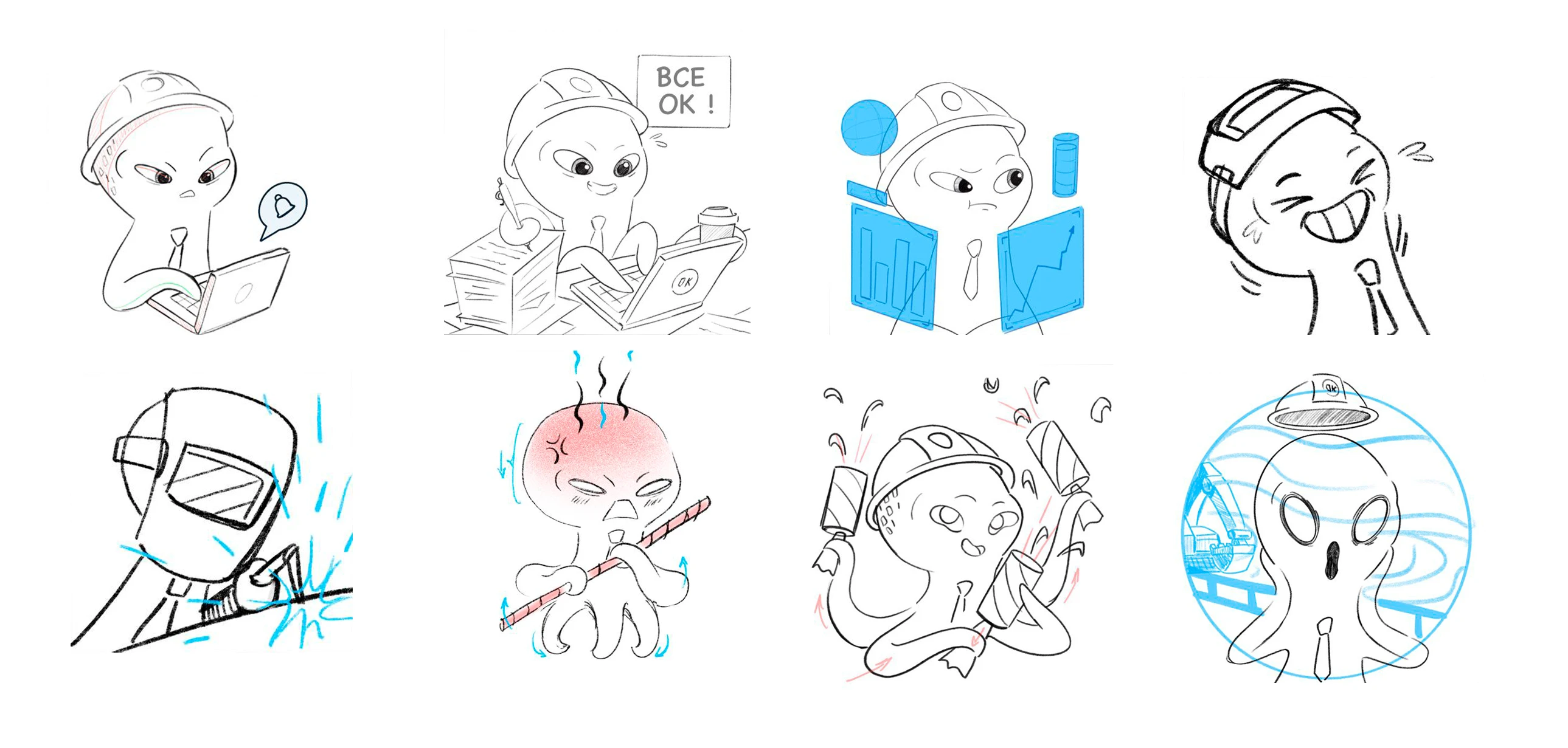 Анимированные стикеры Telegram. Осмокод — Изображение №1 — Иллюстрация, Анимация на Dprofile