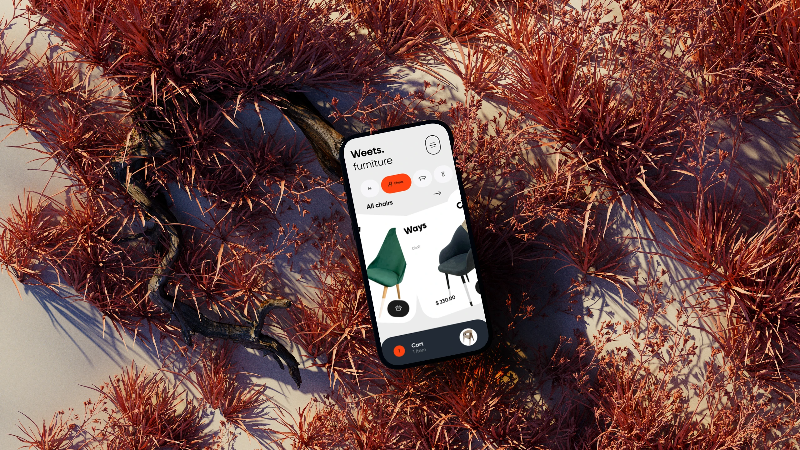 Ui Анимация. Weets furniture — Изображение №1 — Анимация на Dprofile