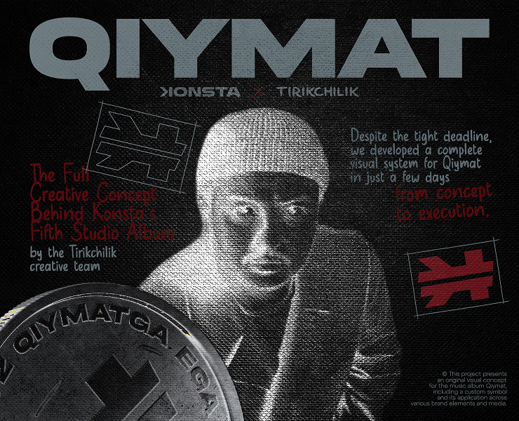 Qiymat — Визуальная айдентика пятого альбома Конста — Брендинг на Dprofile