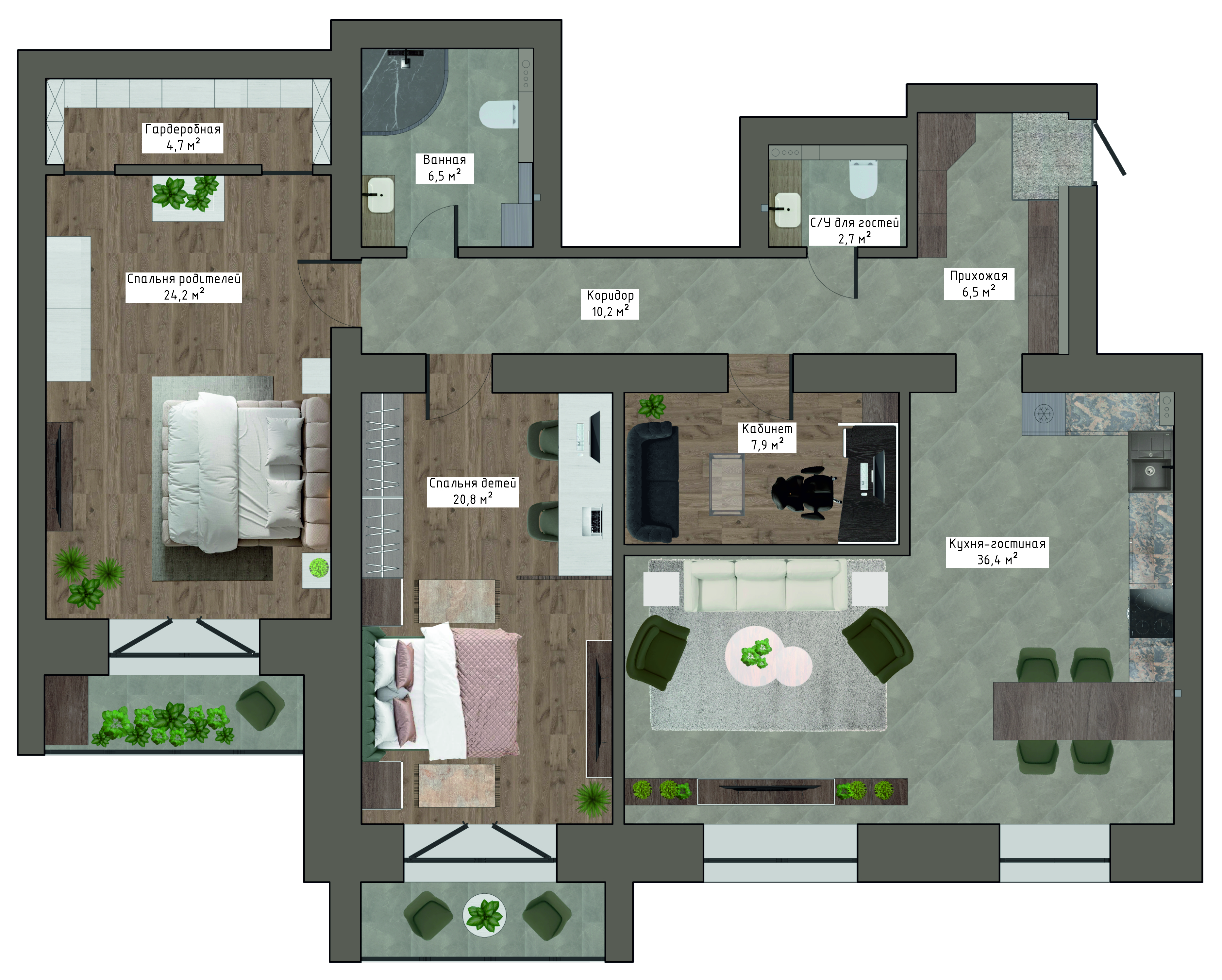 КВАРТИРА №1 — Изображение №2 — 3D, Промдизайн на Dprofile