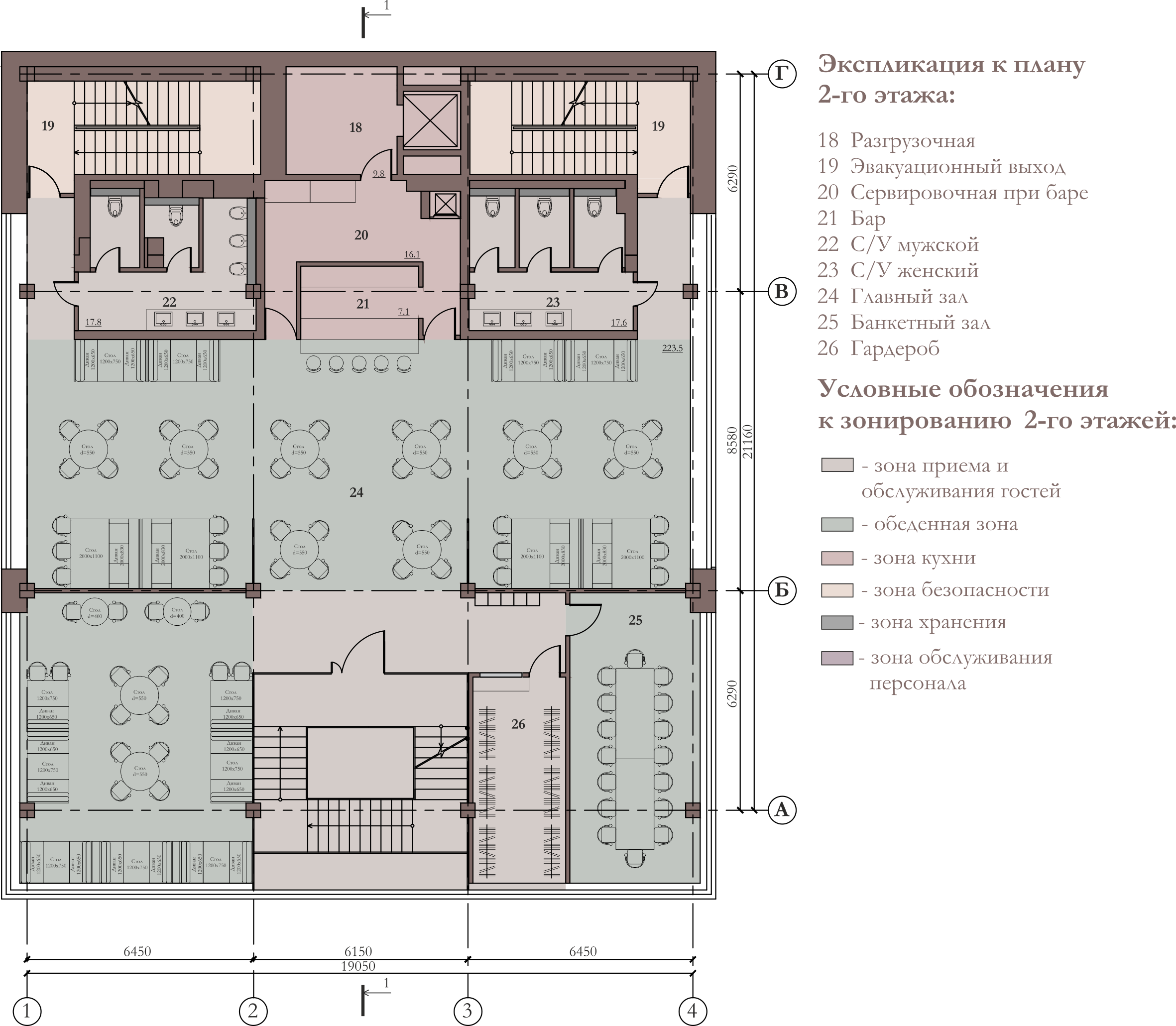 ДИЗАЙН-ПРОЕКТ РЕСТОРАНА — Изображение №30 — Брендинг, 3D на Dprofile
