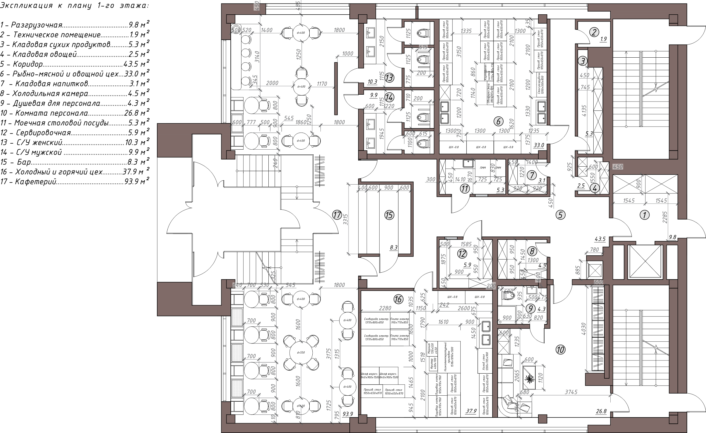 ДИЗАЙН-ПРОЕКТ РЕСТОРАНА — Изображение №39 — Брендинг, 3D на Dprofile