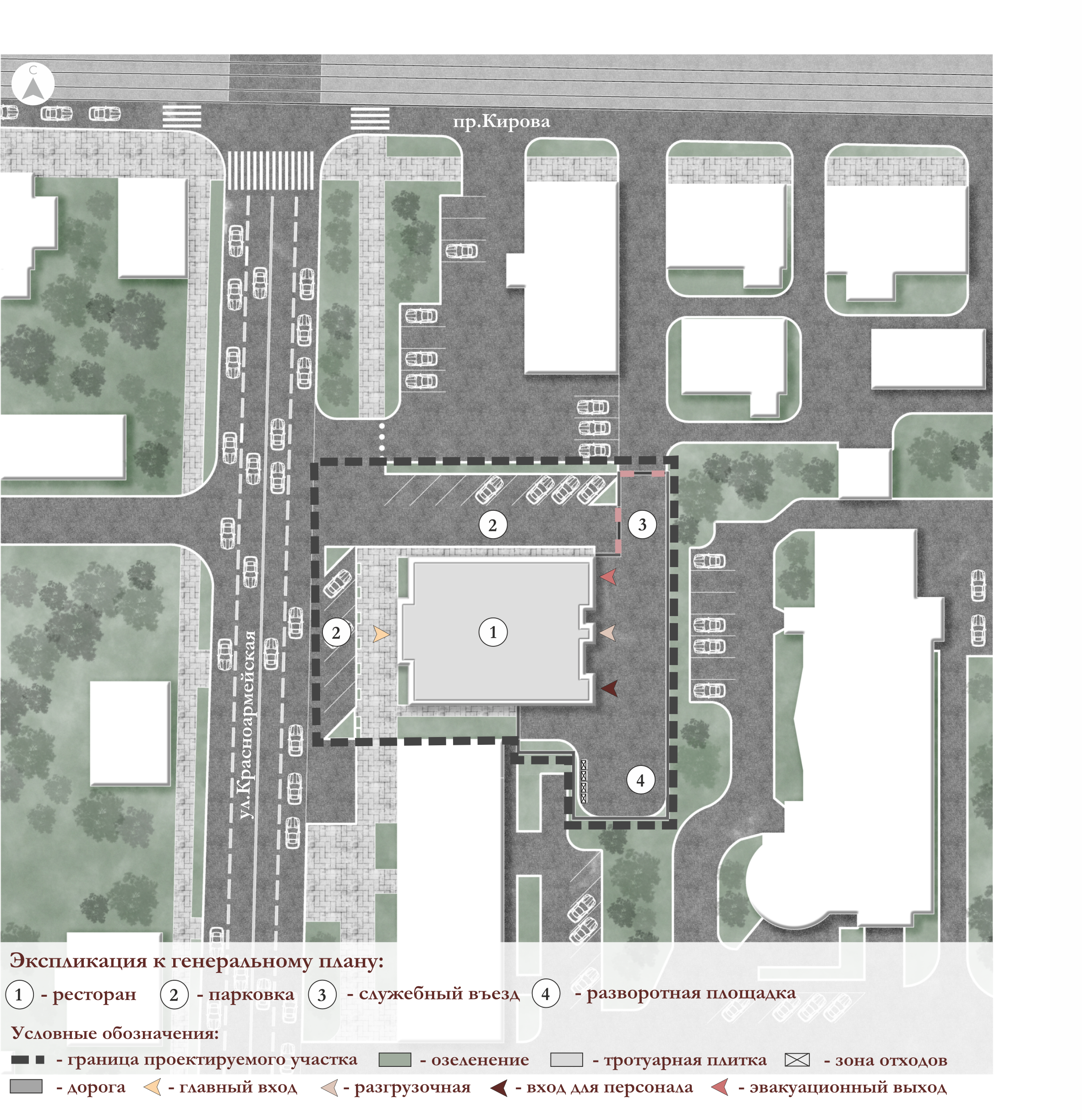 ДИЗАЙН-ПРОЕКТ РЕСТОРАНА — Изображение №24 — Брендинг, 3D на Dprofile