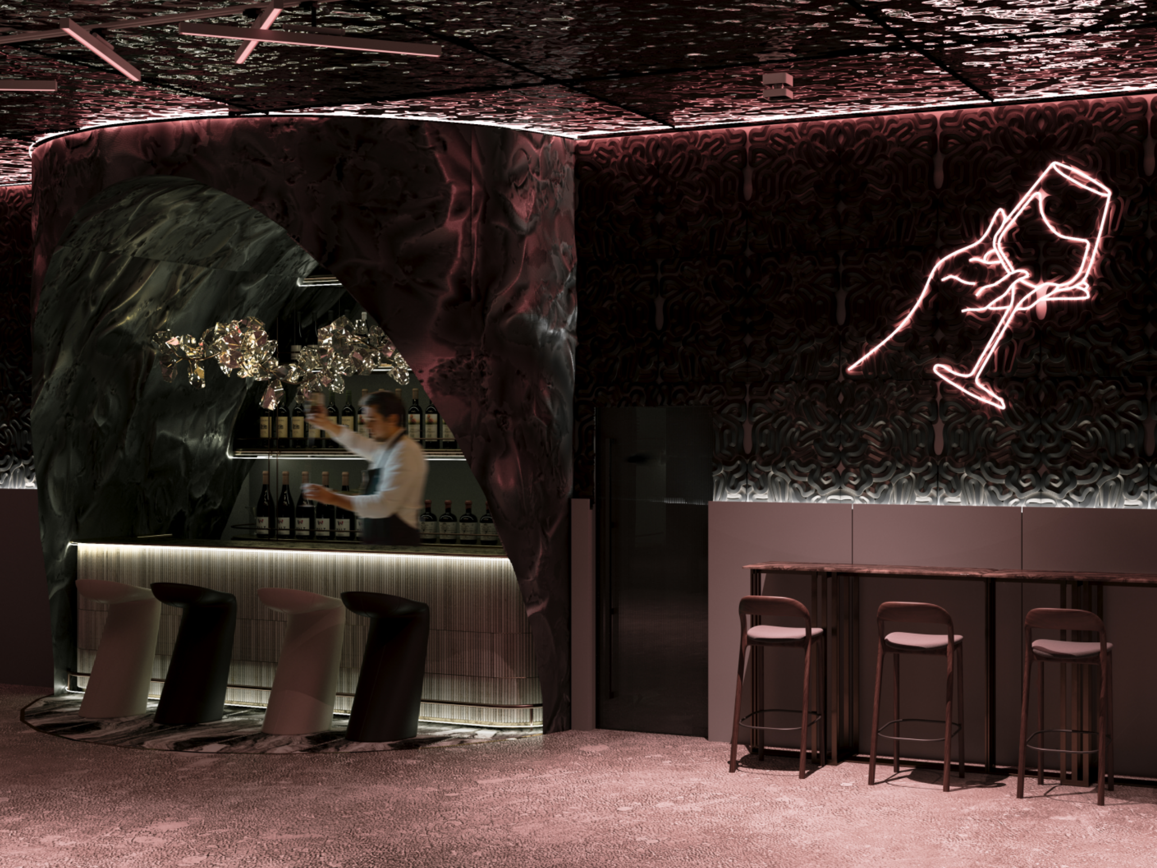 ДИЗАЙН-ПРОЕКТ РЕСТОРАНА — Изображение №15 — Брендинг, 3D на Dprofile