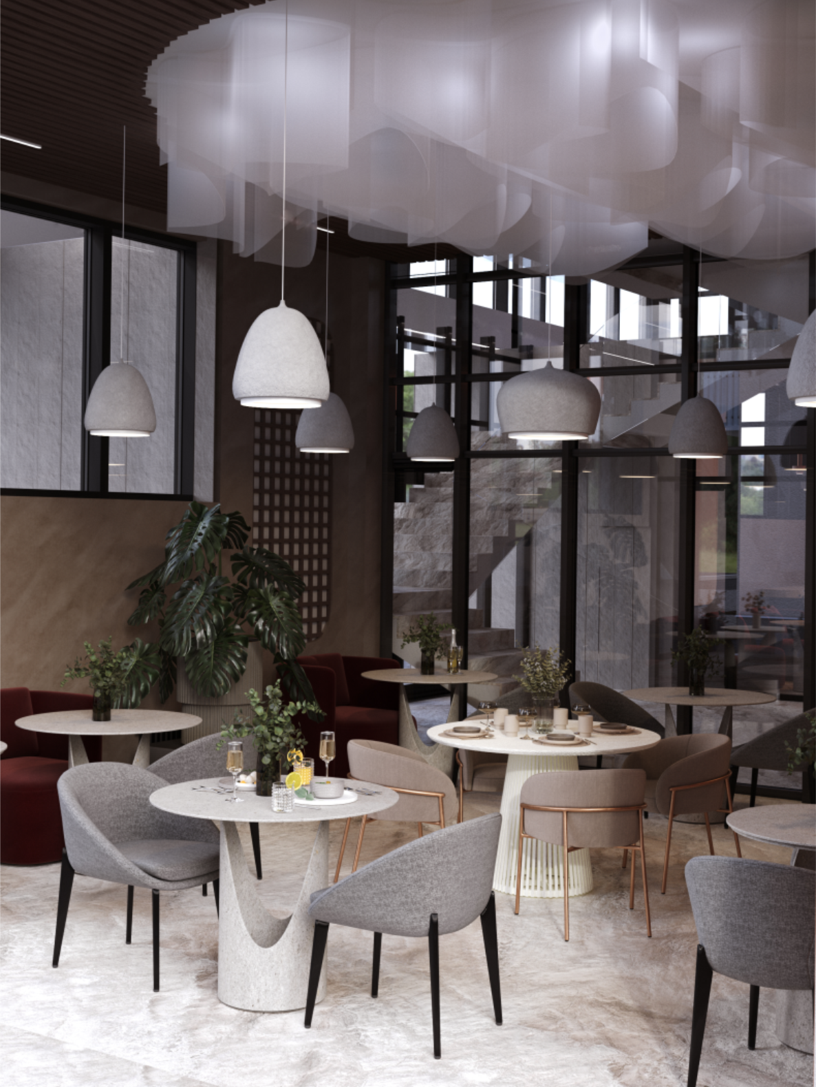 ДИЗАЙН-ПРОЕКТ РЕСТОРАНА — Изображение №3 — Брендинг, 3D на Dprofile