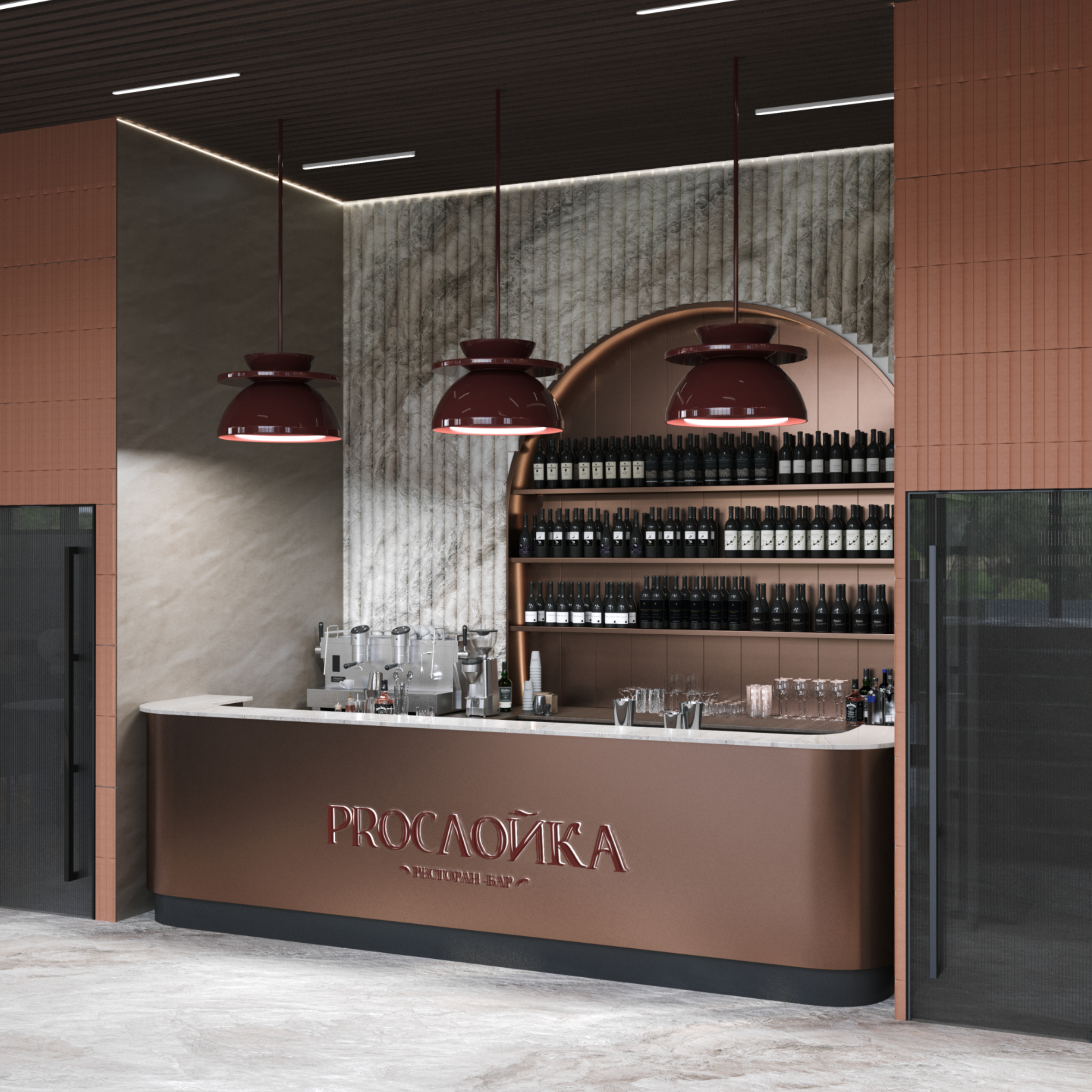 ДИЗАЙН-ПРОЕКТ РЕСТОРАНА — Изображение №4 — Брендинг, 3D на Dprofile