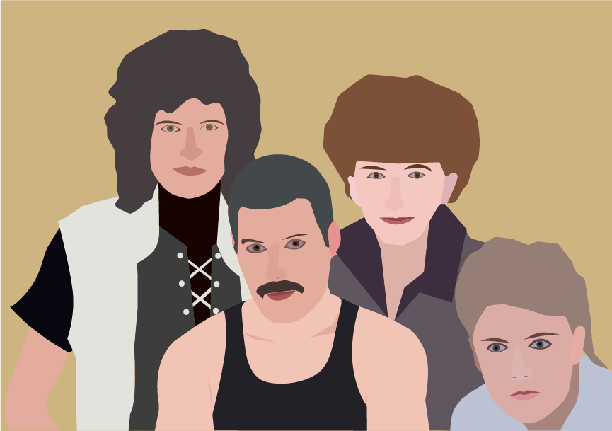 Зарисовки по группе Queen — Изображение №2 — Иллюстрация на Dprofile
