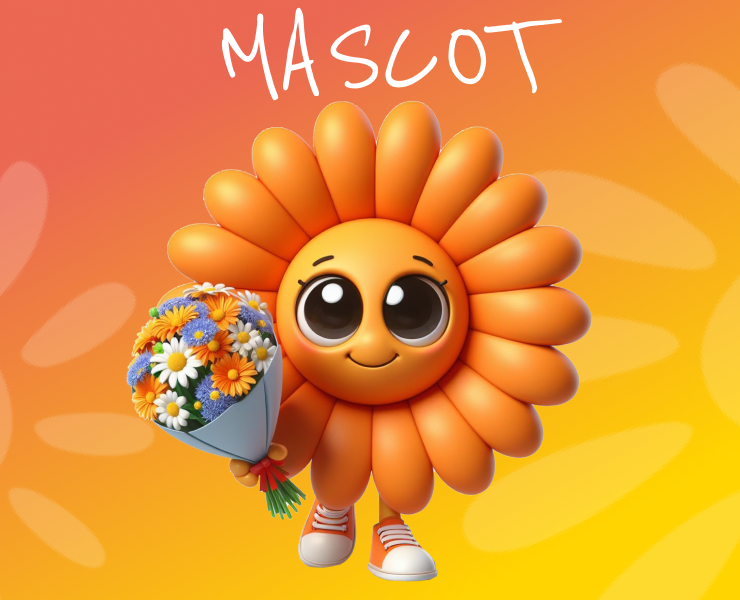 Маскот для салона цветов / Brand mascot character — Интерфейсы, Брендинг на Dprofile