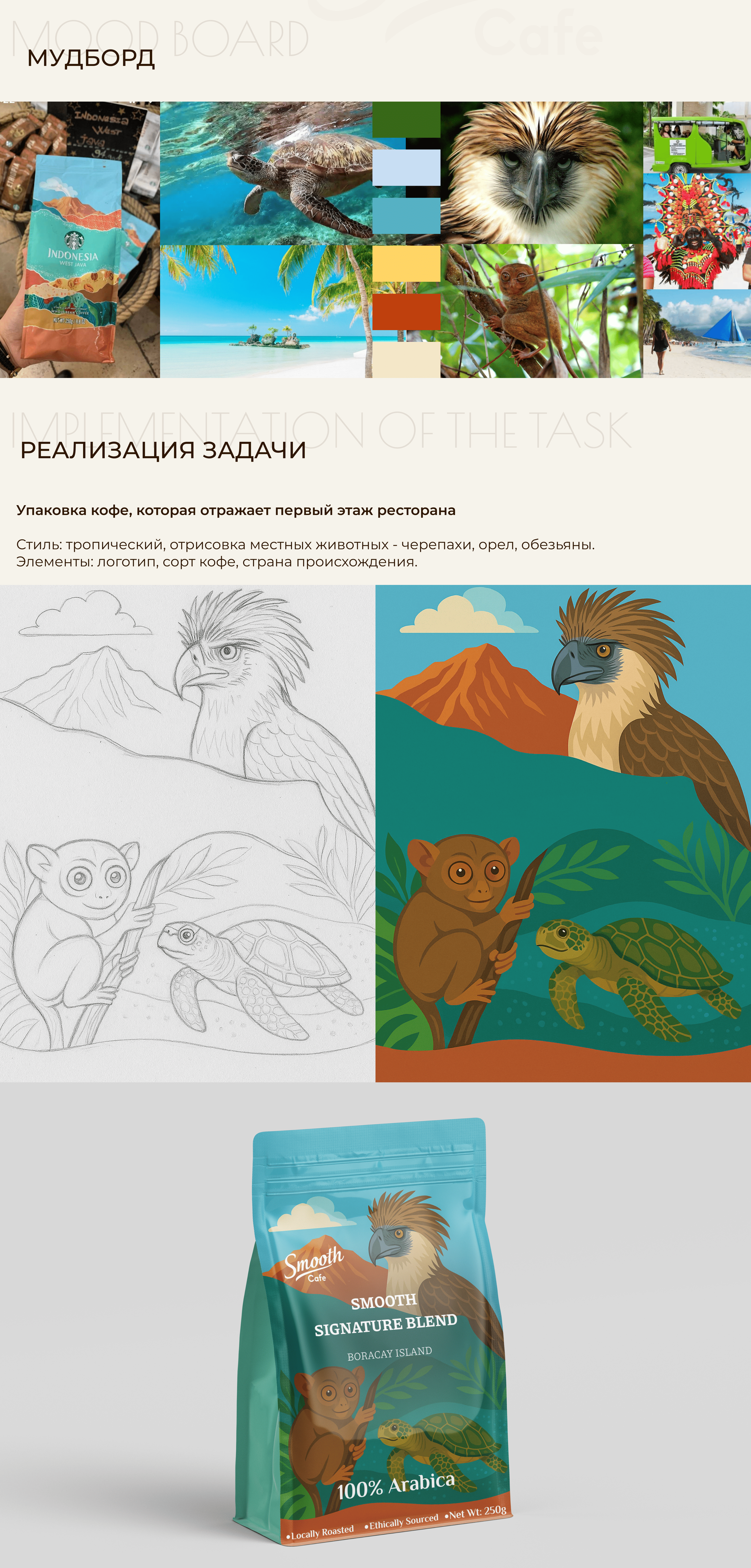 Мерч/ Упаковка для кафе/Merch/Packaging for cafe — Изображение №2 — Брендинг, Графика на Dprofile
