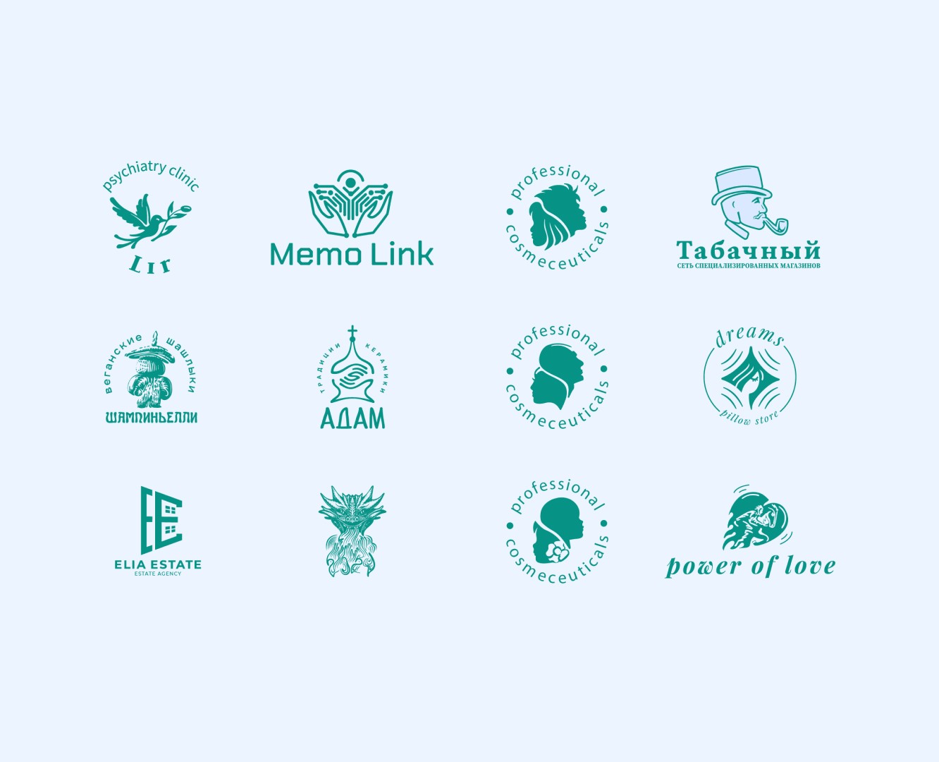 Логофолио — Брендинг, Иллюстрация на Dprofile