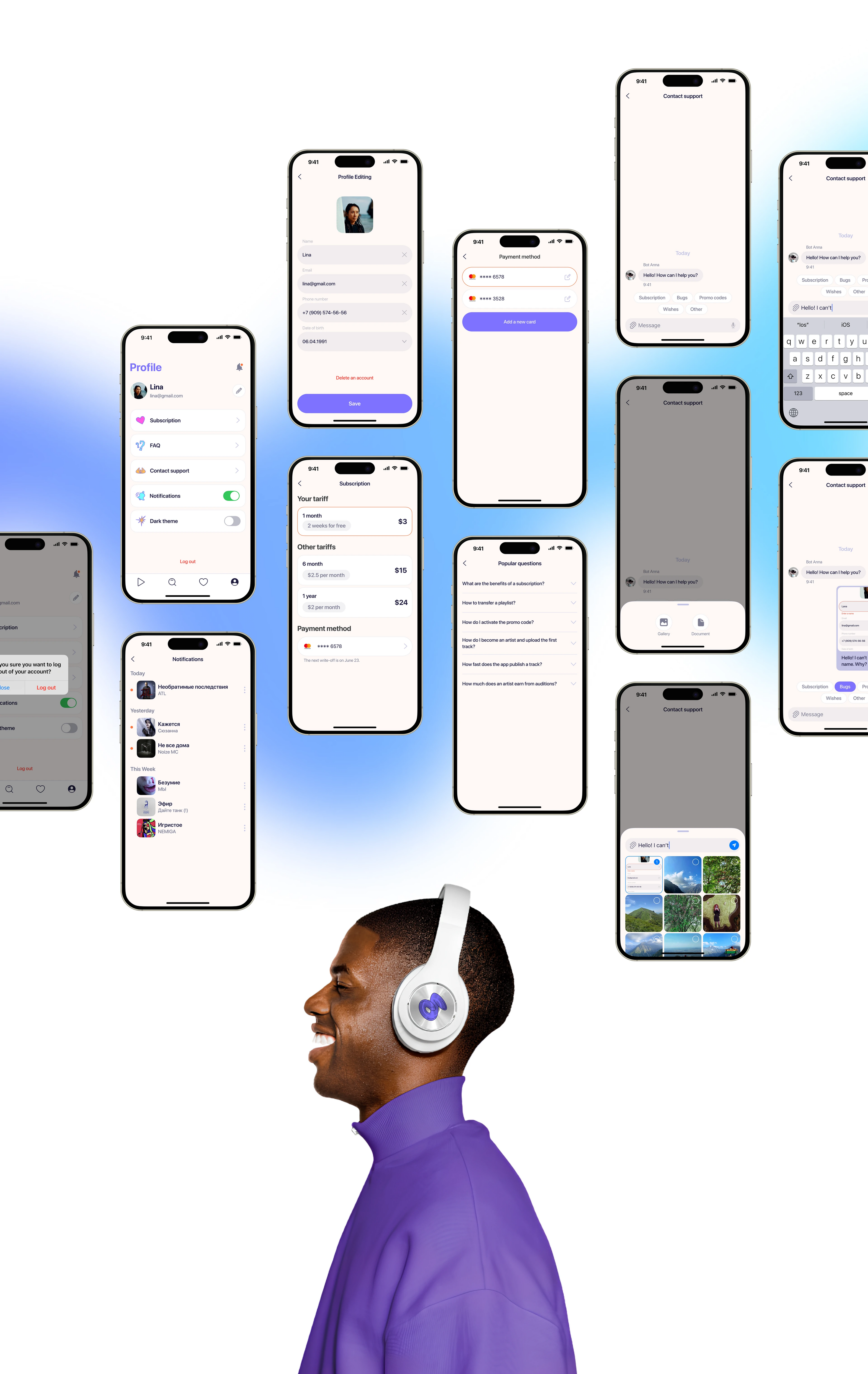 Vibe — Music App — Изображение №18 — Интерфейсы на Dprofile