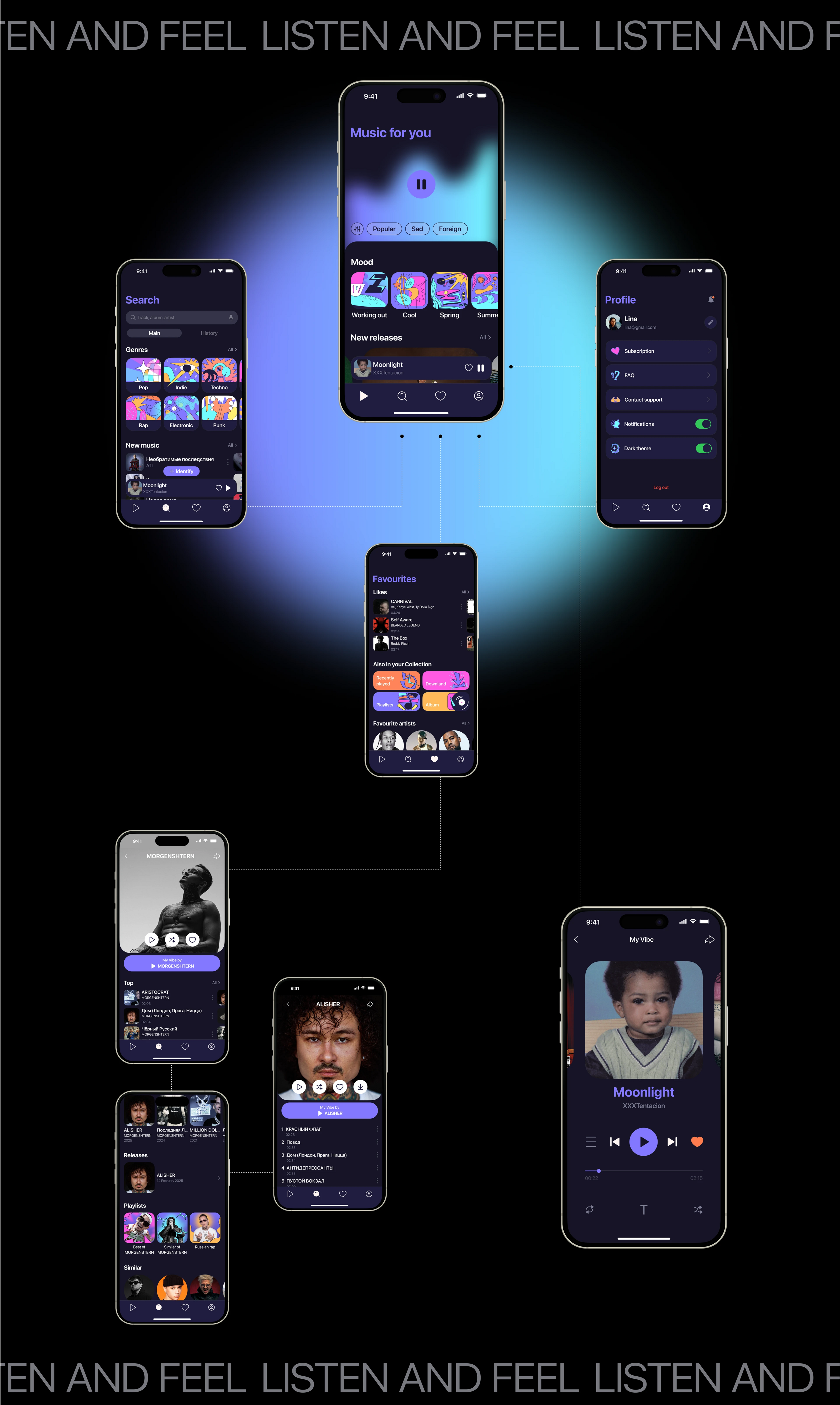 Vibe — Music App — Изображение №14 — Интерфейсы на Dprofile