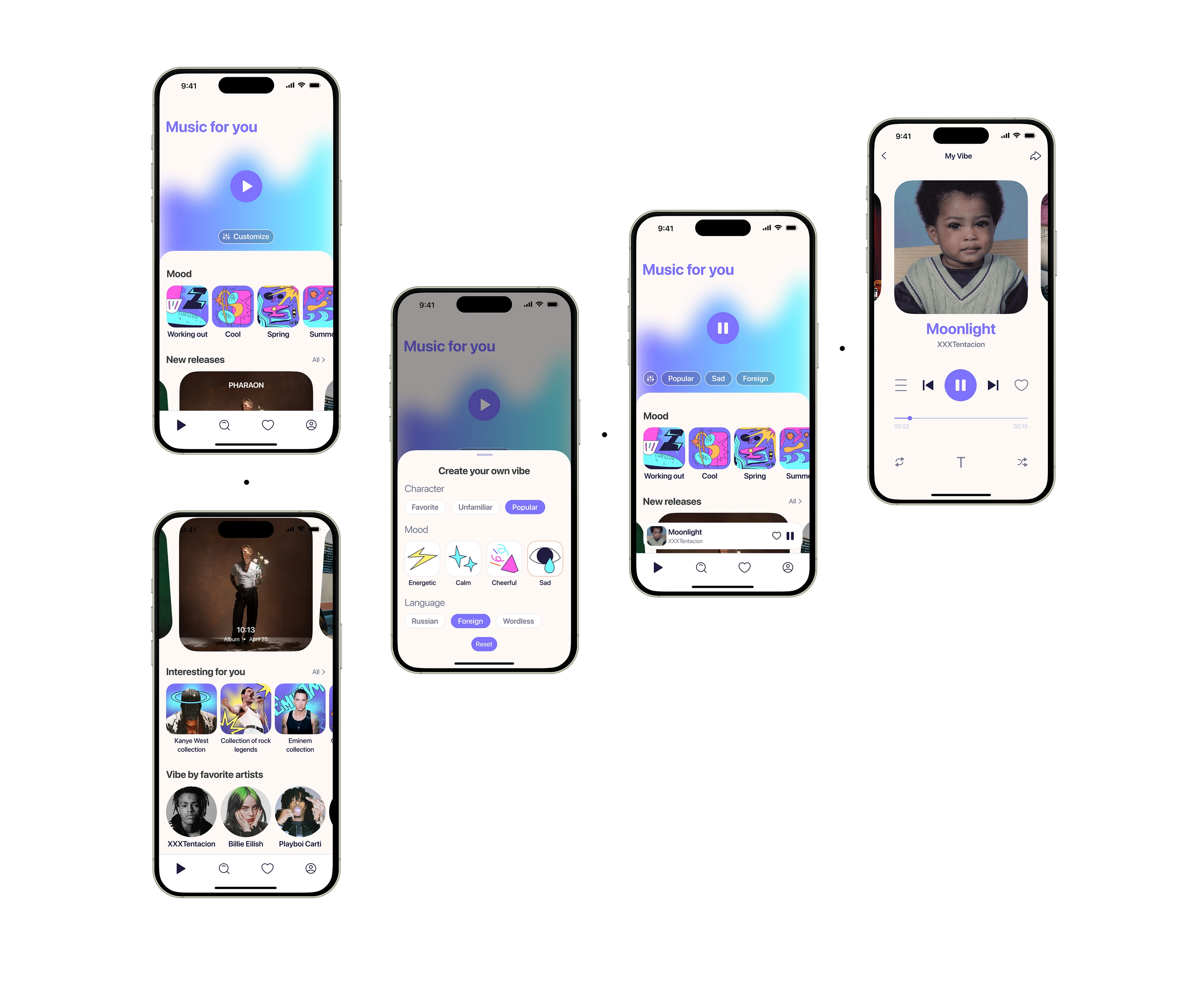 Vibe — Music App — Изображение №11 — Интерфейсы на Dprofile