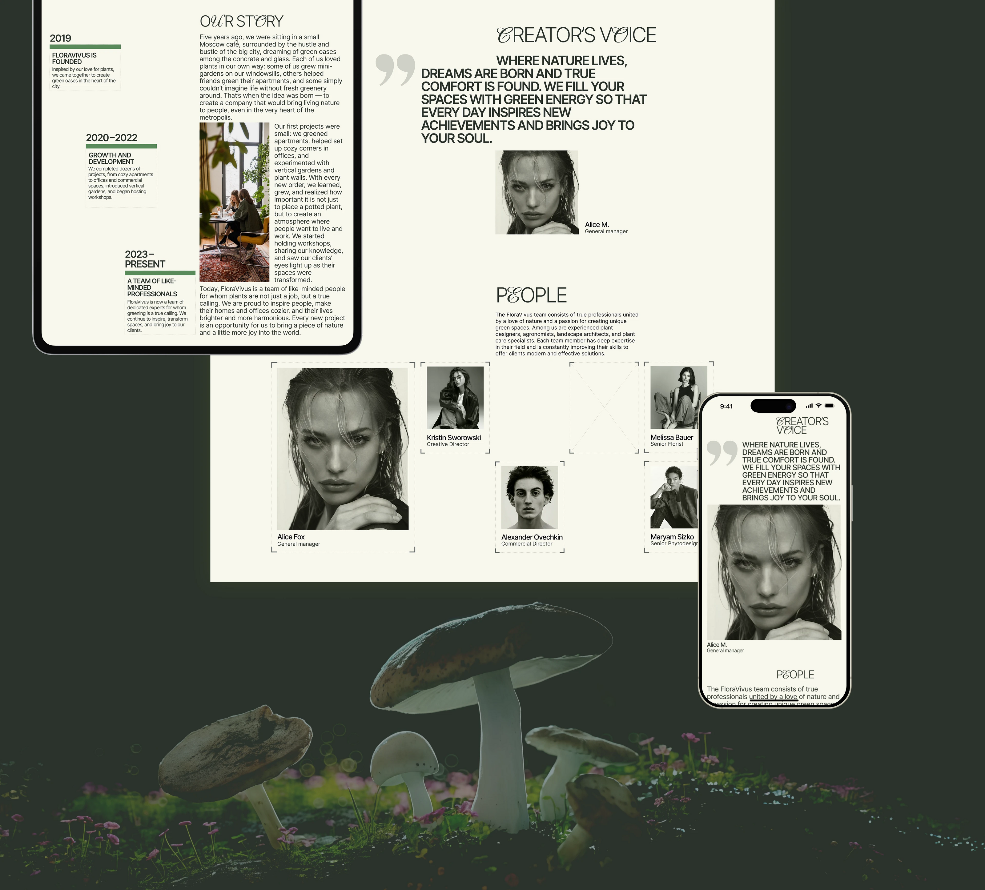 FloraVivus — Landscape Studio | Website — Изображение №20 — Интерфейсы, Брендинг на Dprofile