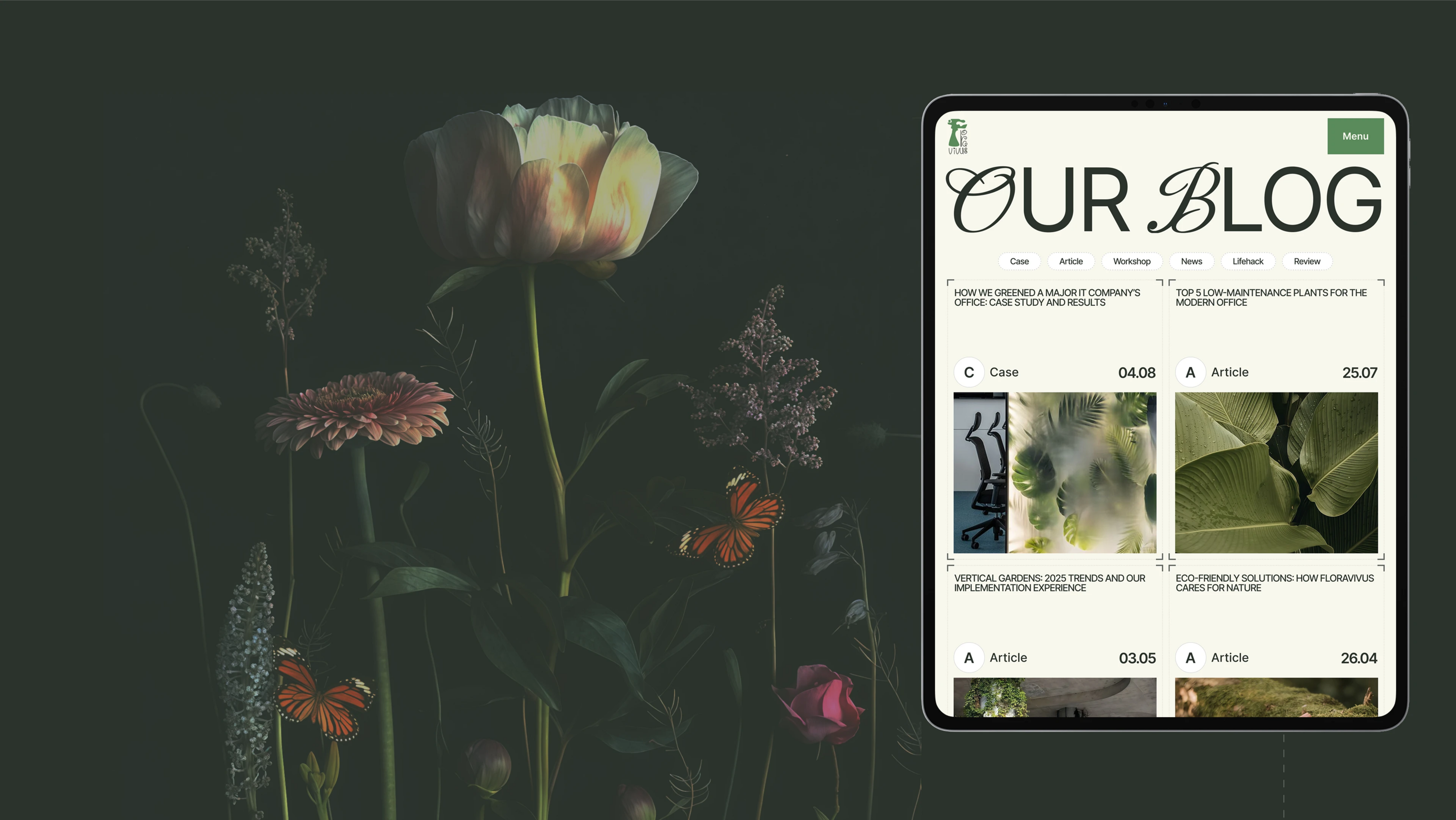 FloraVivus — Landscape Studio | Website — Изображение №22 — Интерфейсы, Брендинг на Dprofile
