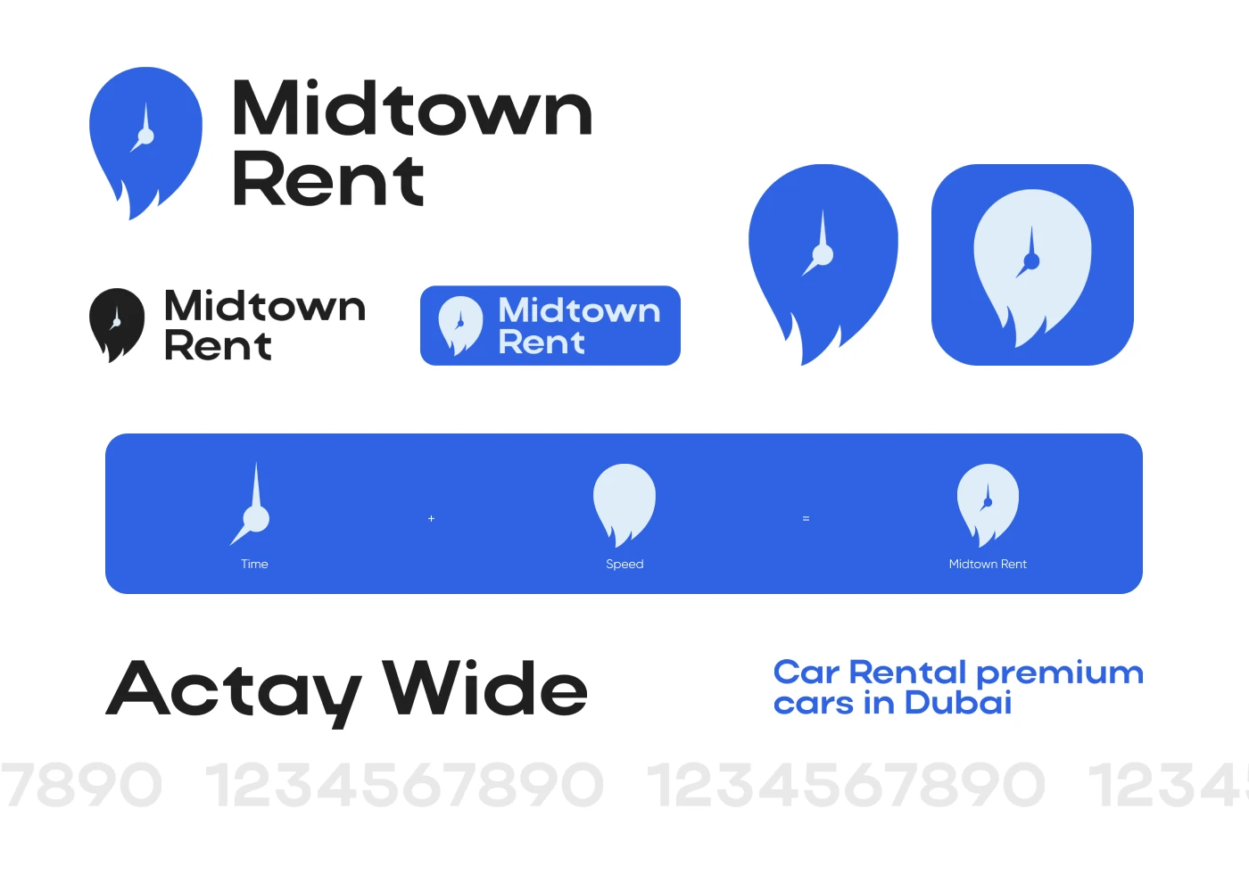 Брендинг и маркетинговые материалы для Midtown Rent — Изображение №4 — Интерфейсы, Брендинг на Dprofile