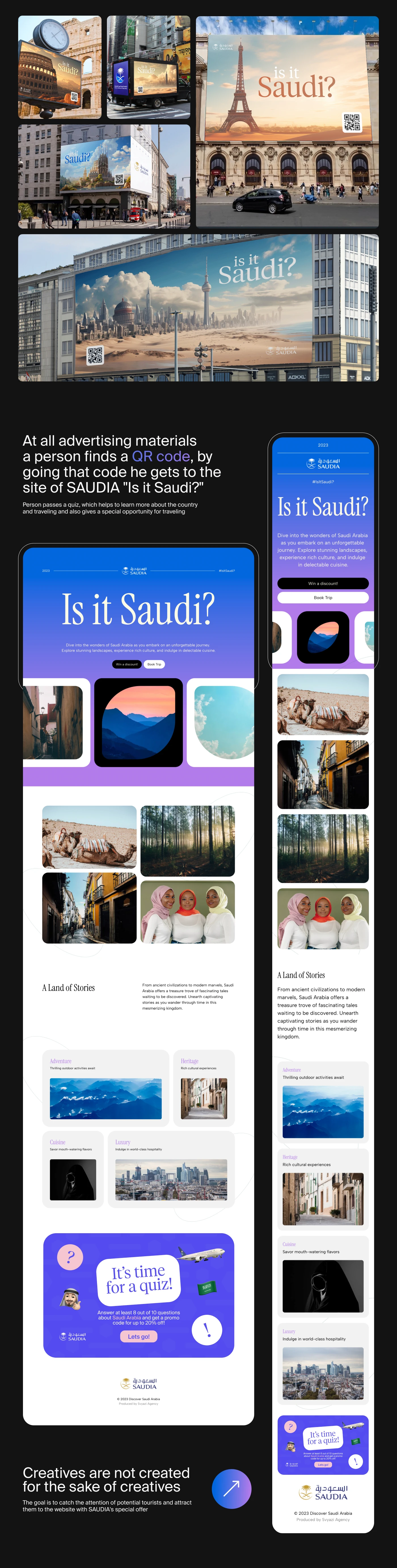 Концепт рекламной кампании для SAUDIA — Изображение №3 — Брендинг, Маркетинг на Dprofile