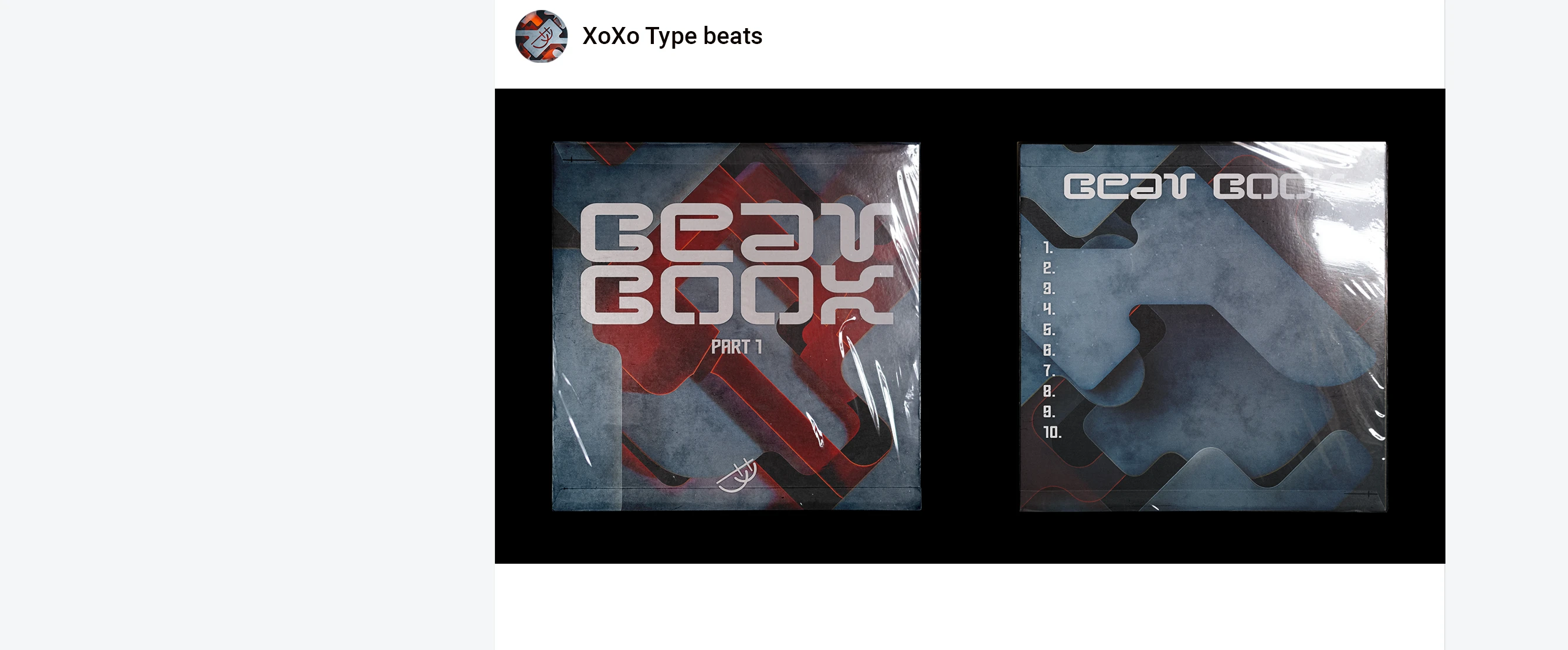 Оформление соцсетей (XoXo Type Beat ) — Изображение №2 — Брендинг, 3D на Dprofile