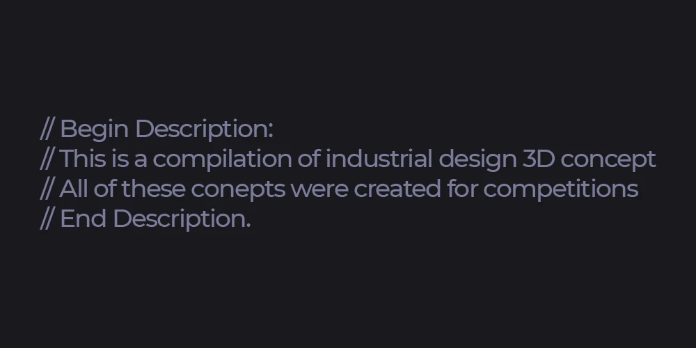 Industrial prototypes for competitions — Изображение №2 — 3D на Dprofile