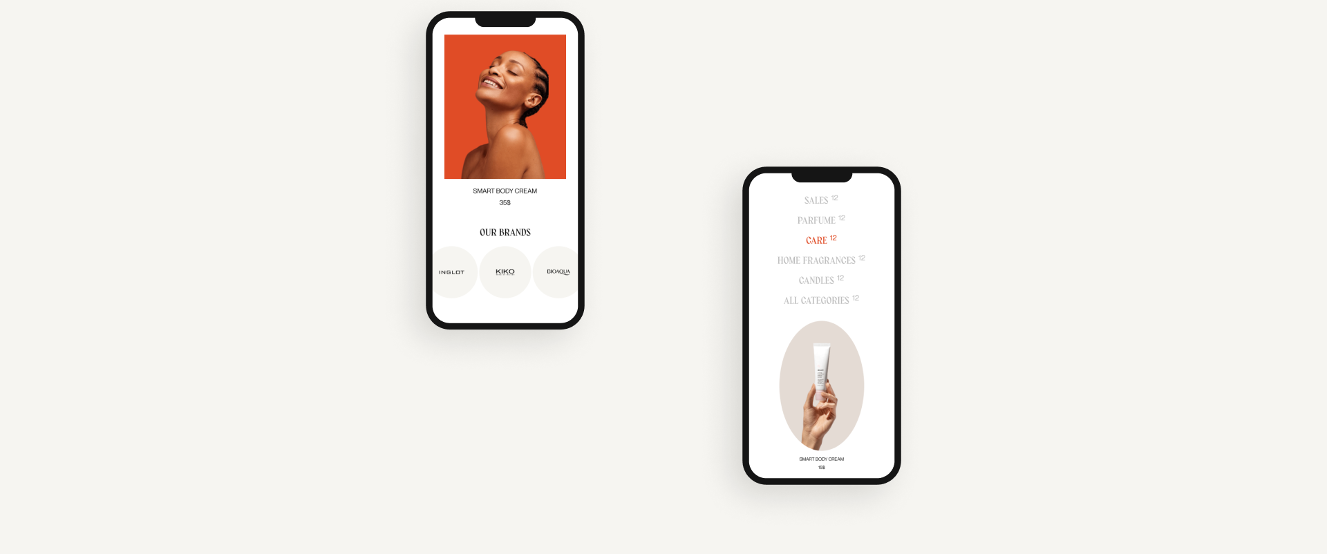 COSMETICS STORE — Изображение №5 — Интерфейсы на Dprofile
