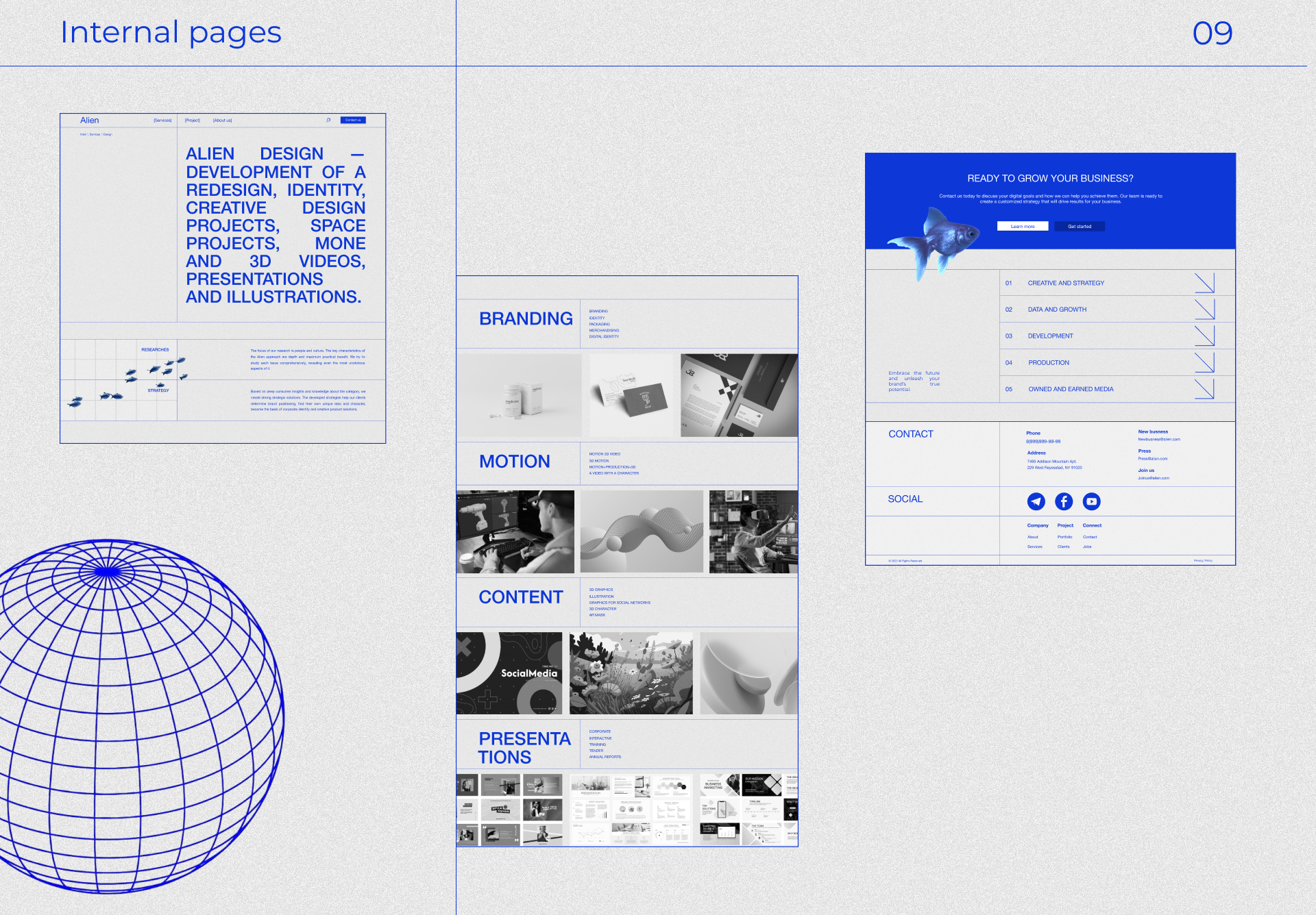 Digital agency Alien — Изображение №11 — Интерфейсы на Dprofile