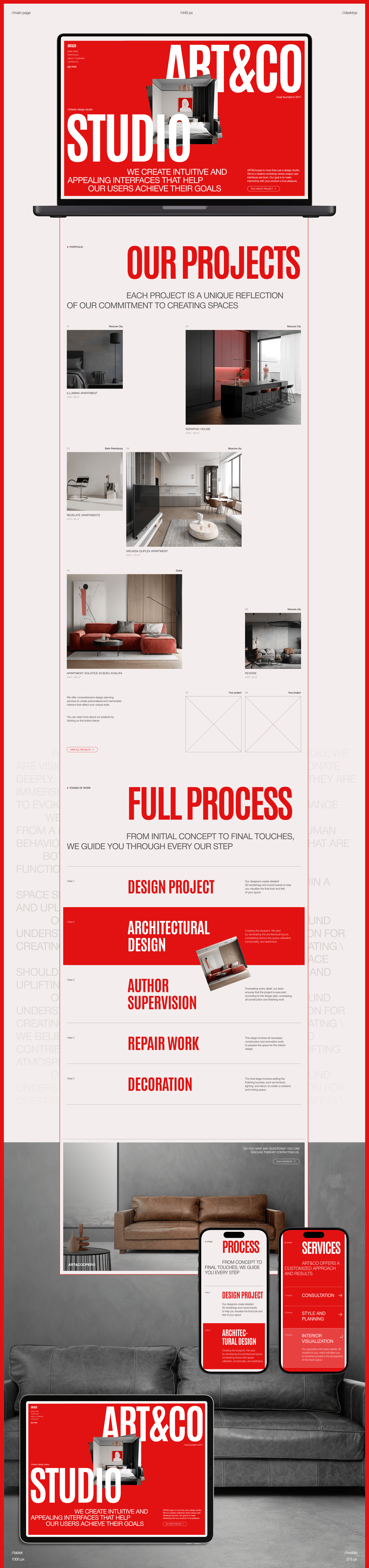ART&COOPER interior studio — Изображение №4 — Интерфейсы на Dprofile