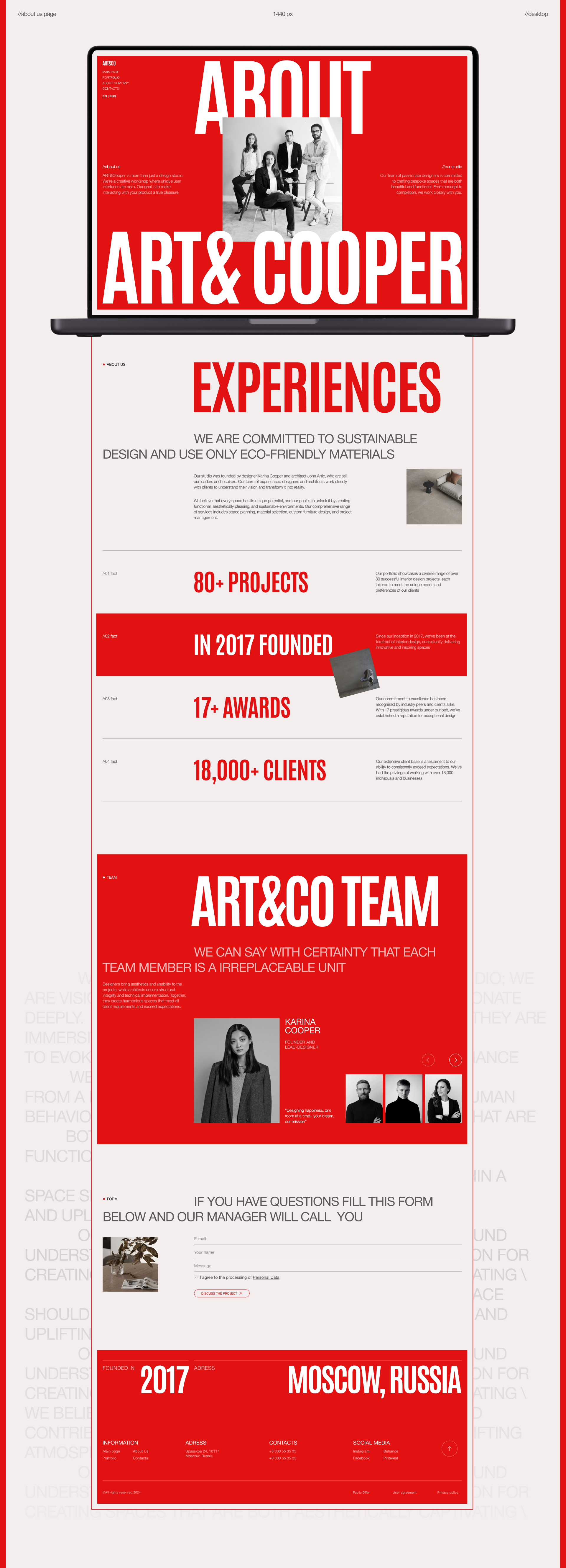 ART&COOPER interior studio — Изображение №6 — Интерфейсы на Dprofile