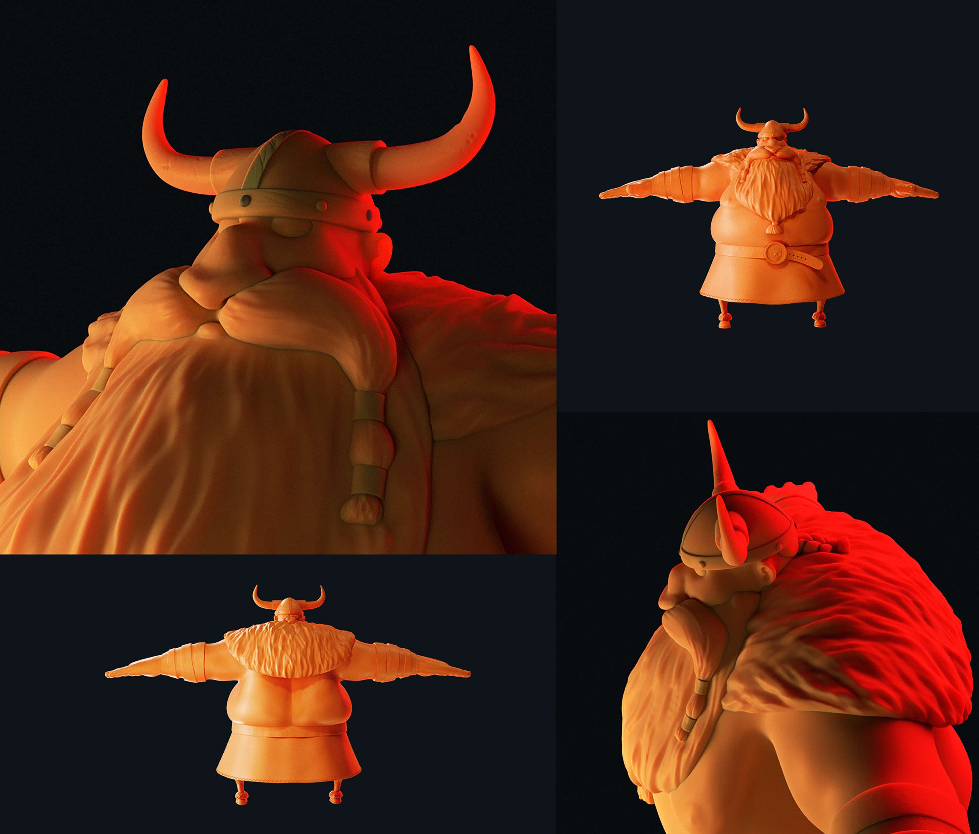 Маскот "Викинг" — Изображение №4 — Брендинг, 3D на Dprofile