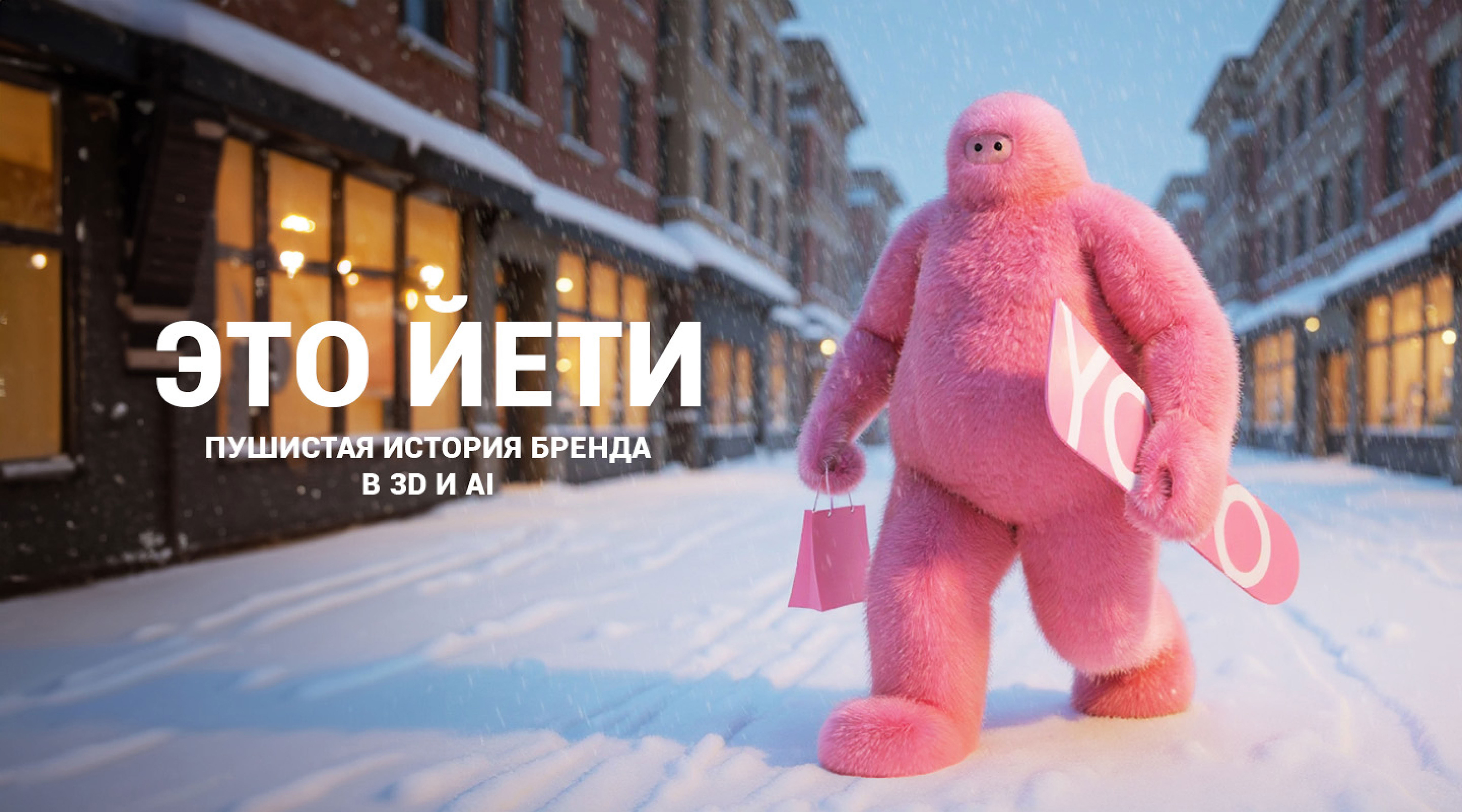 Маскот Йети — Изображение №1 — 3D, Маркетинг на Dprofile