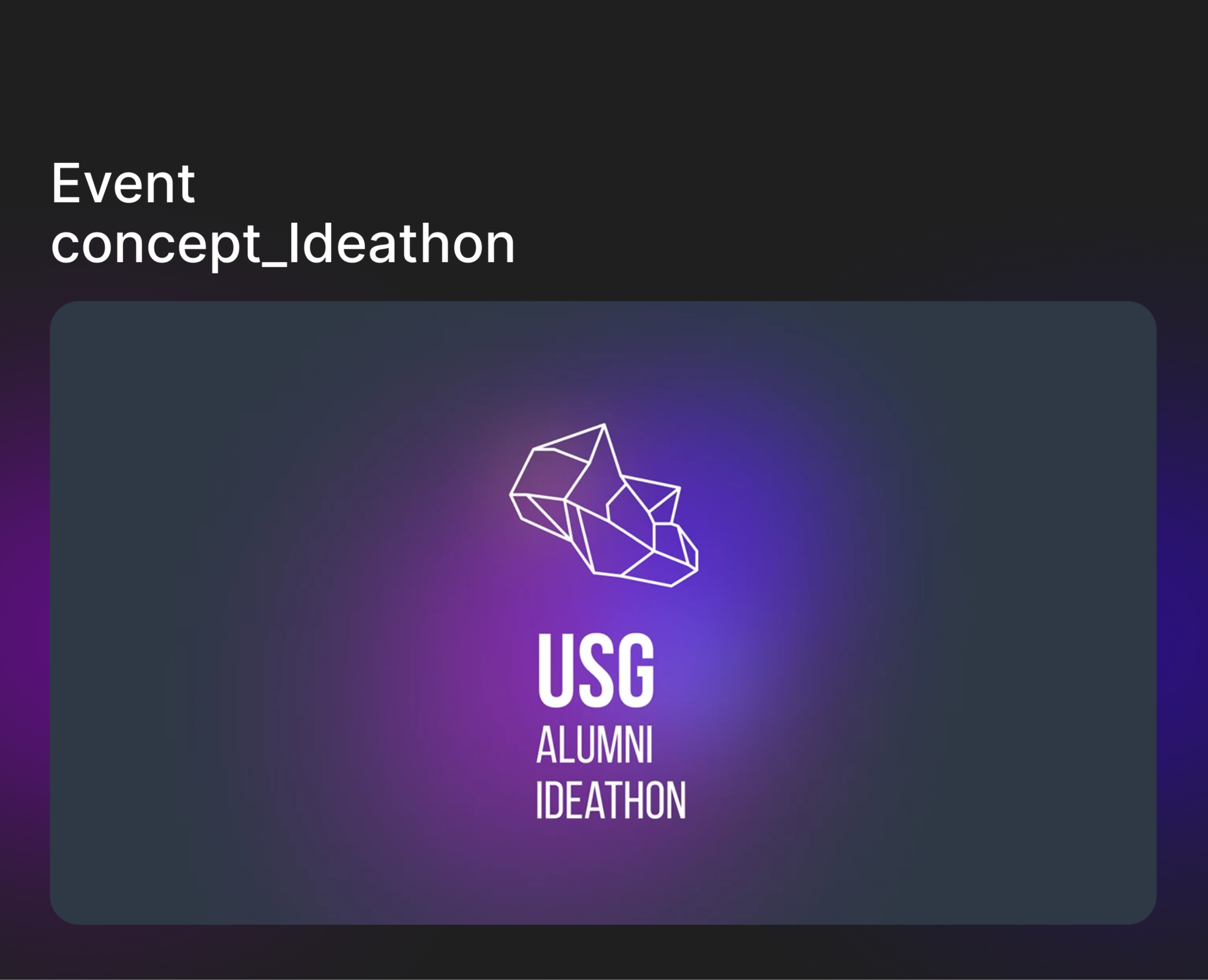 Event concept_Ideathon на Dprofile