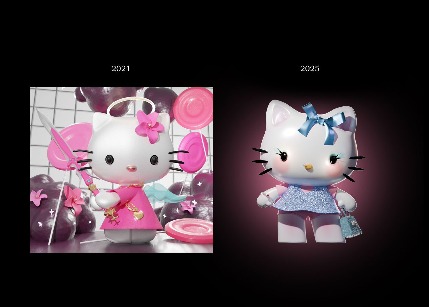 3D-иллюстрация. Hello Kitty — Изображение №10 — Иллюстрация, 3D на Dprofile