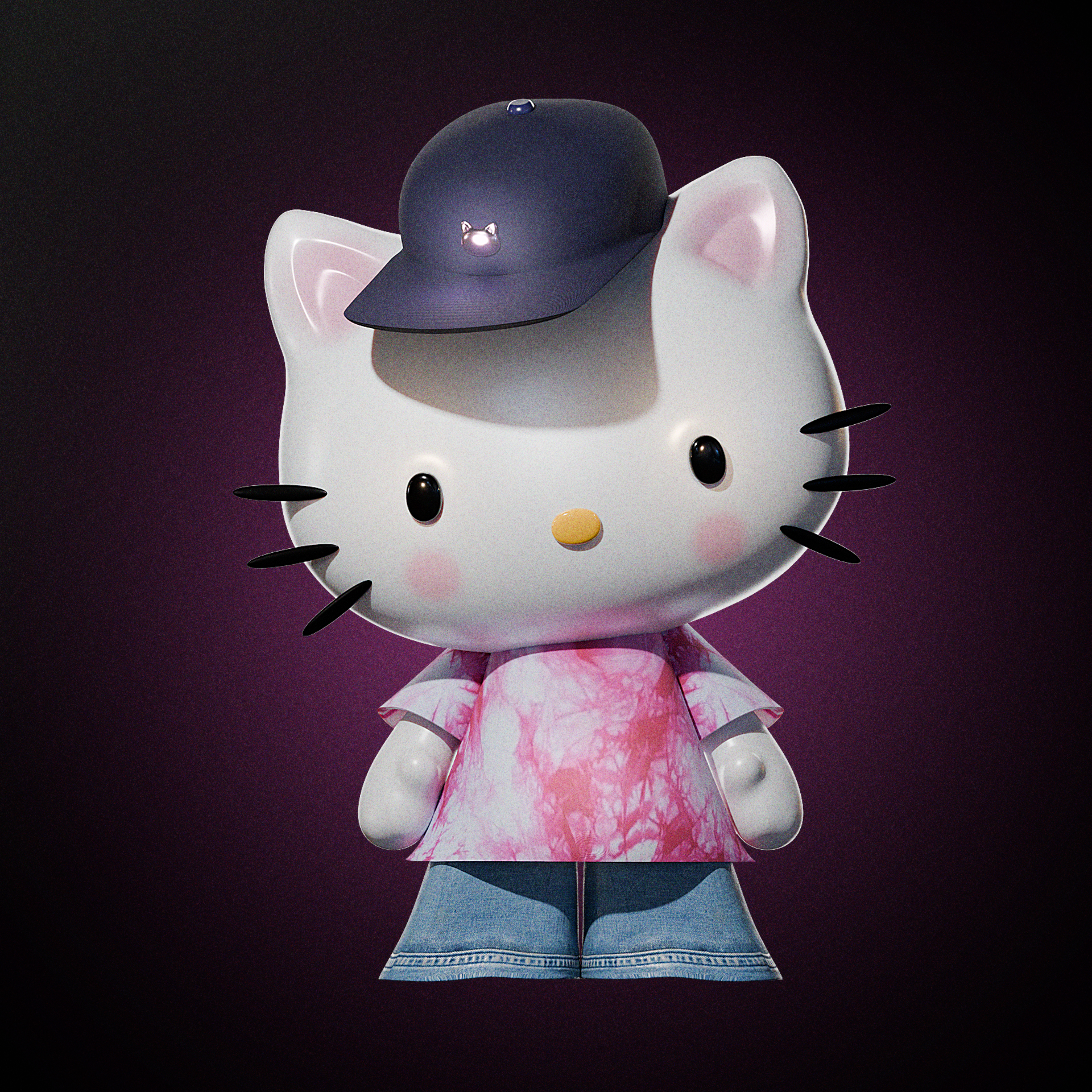 3D-иллюстрация. Hello Kitty — Изображение №7 — Иллюстрация, 3D на Dprofile
